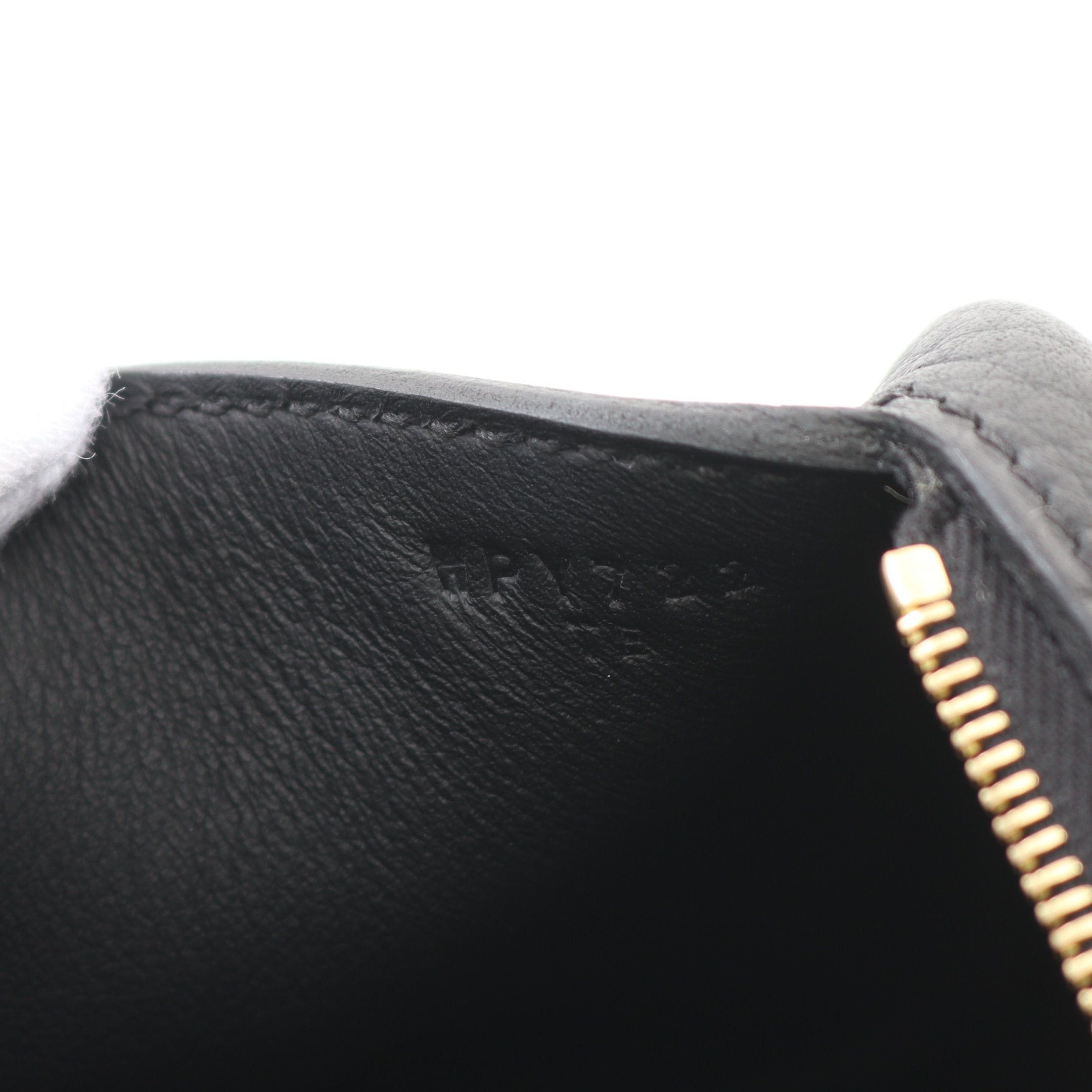 Hermes Hermes Lindy Mini Shoulder Bag Clemence Leather Black Gold Hardware Double Engraved Size ONE SIZE - 5 Thumbnail