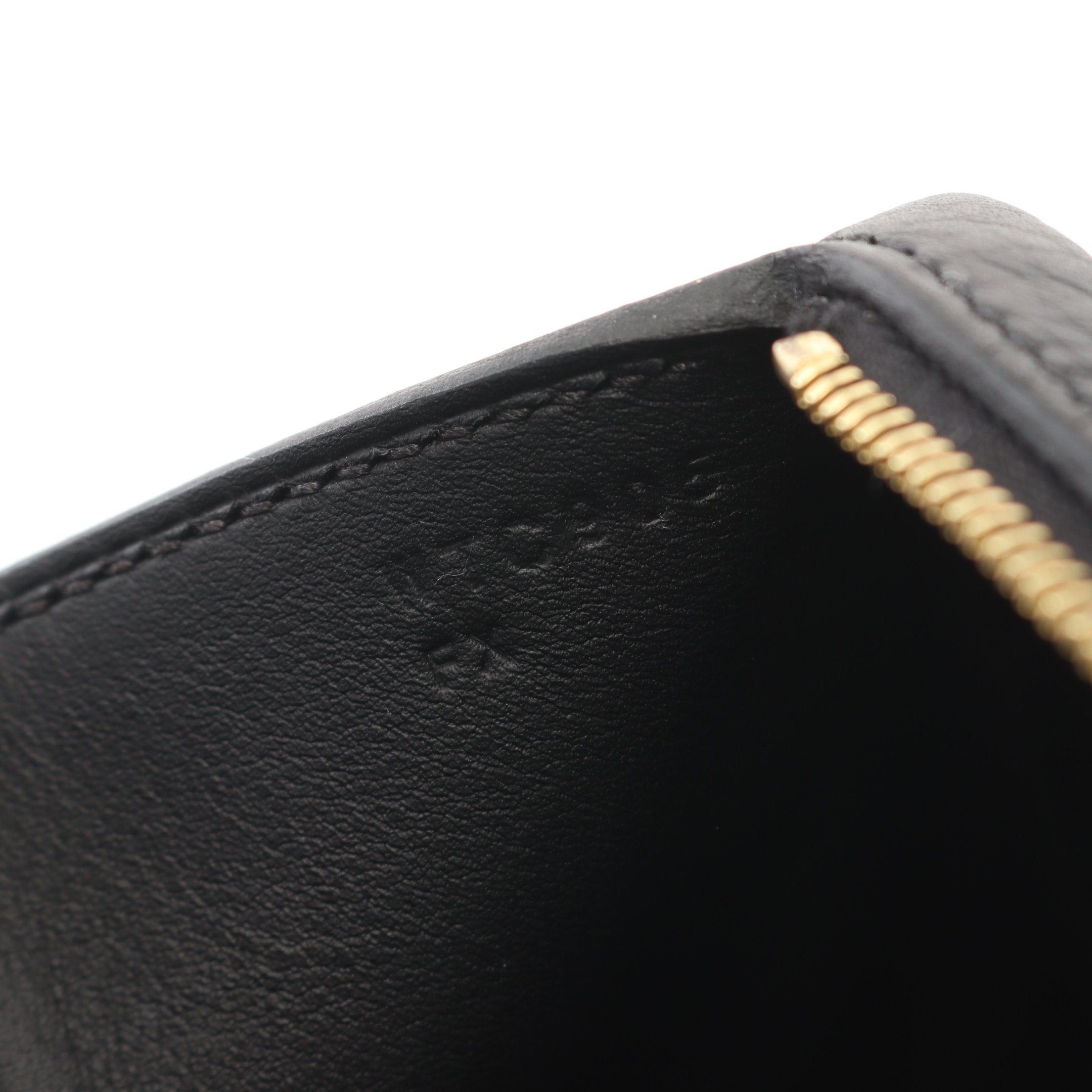Hermes Hermes Lindy Mini Shoulder Bag Clemence Leather Black Gold Hardware Double Engraved Size ONE SIZE - 5 Thumbnail