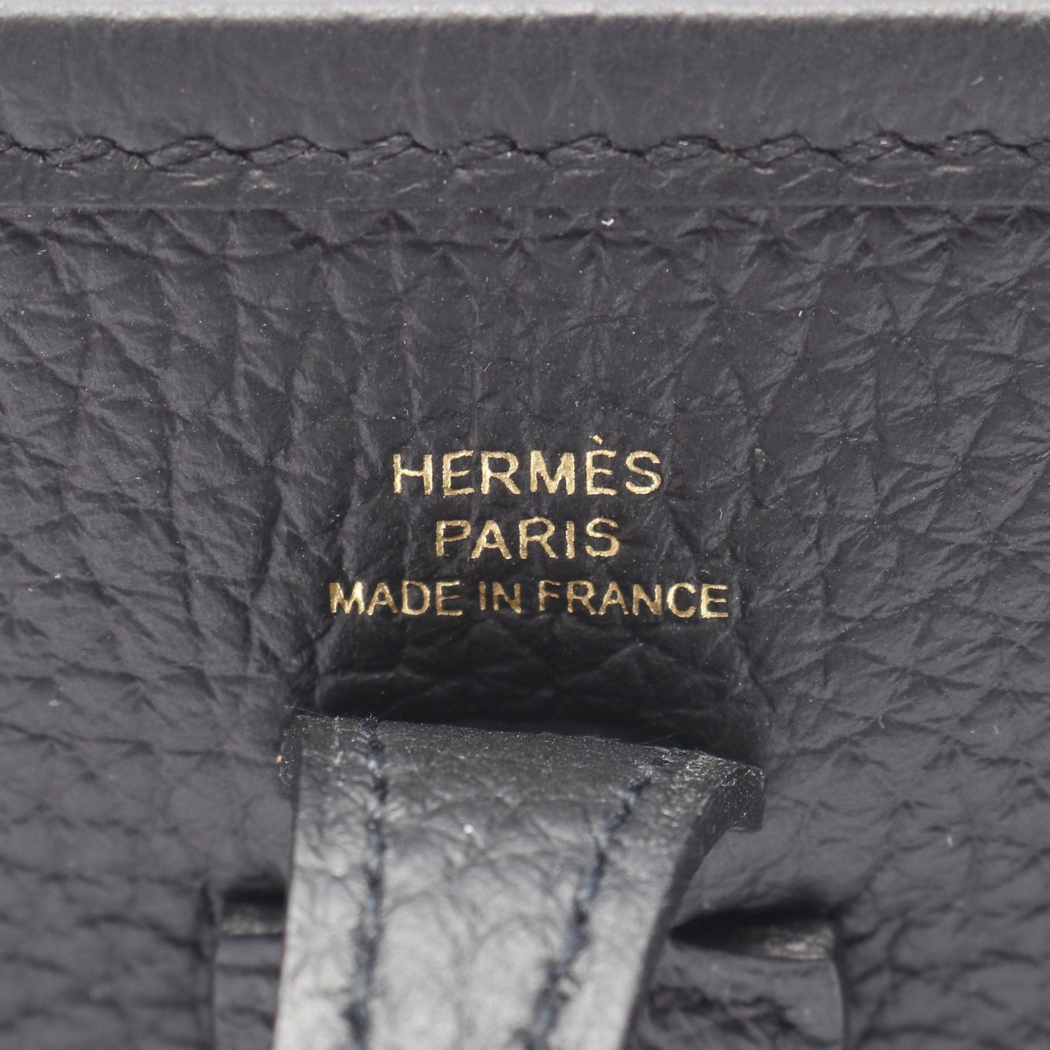 Hermes Hermes Evelyn Tpm Amazon Shoulder Bag Clemence Leather Black Gold Hardware Double Engraved Size ONE SIZE - 4 Thumbnail
