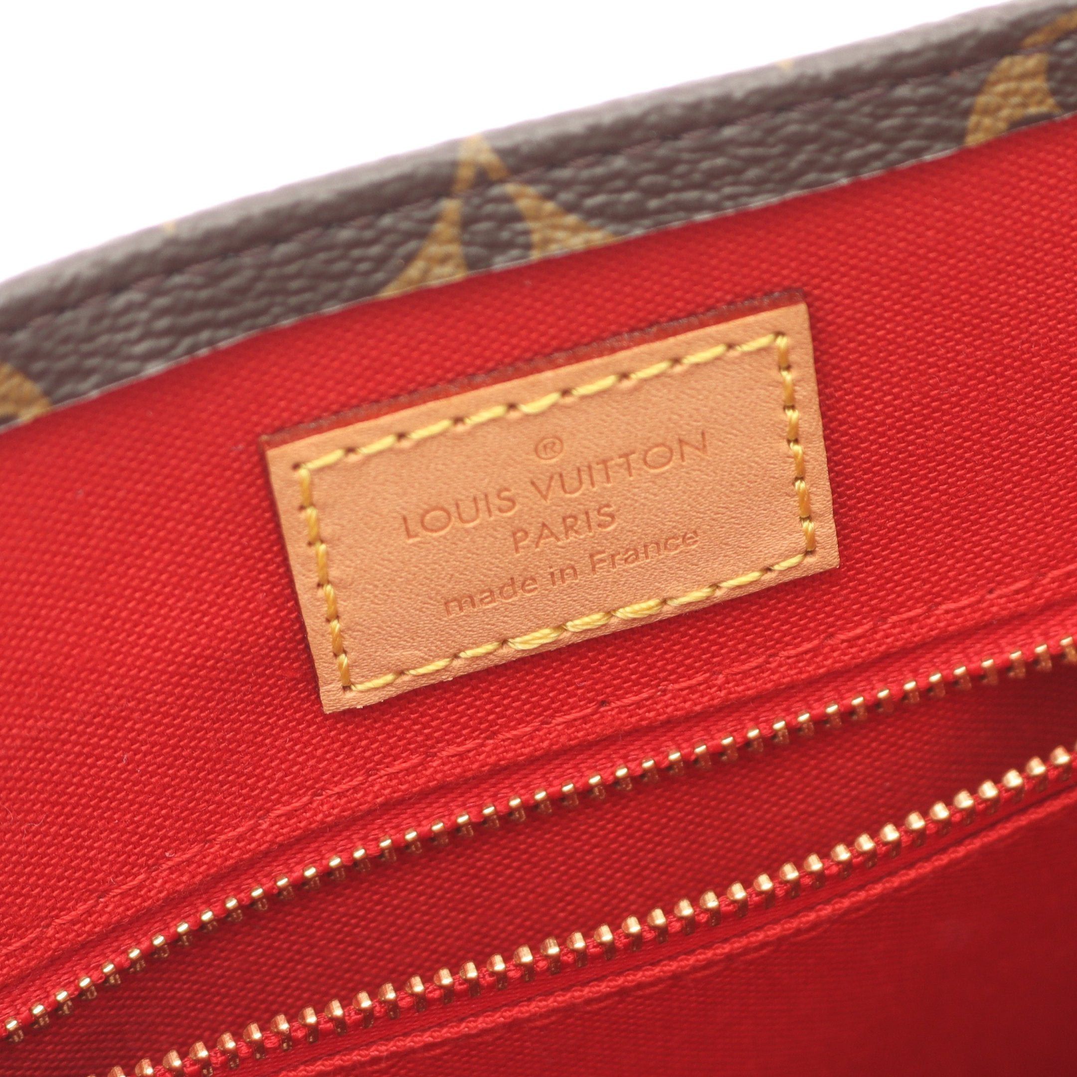 Louis Vuitton Louis Vuitton Sac Plat Bb Handbag Leather Brown Size ONE SIZE - 4 Thumbnail