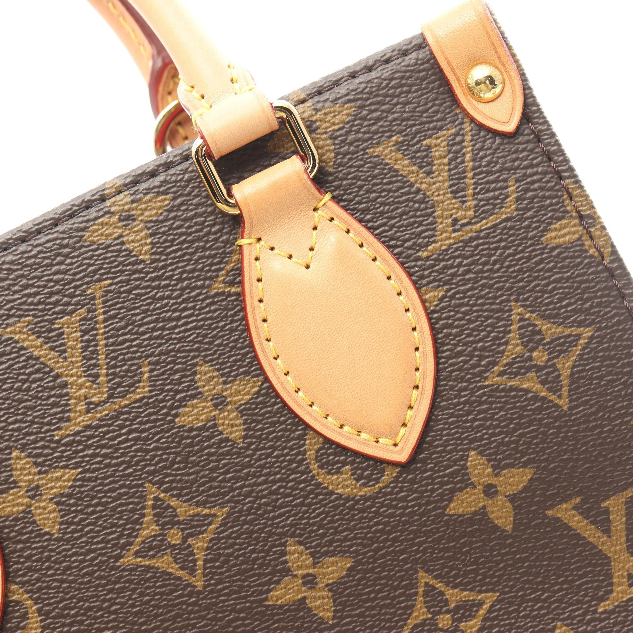 Louis Vuitton Louis Vuitton Sac Plat Bb Handbag Leather Brown Size ONE SIZE - 5 Thumbnail