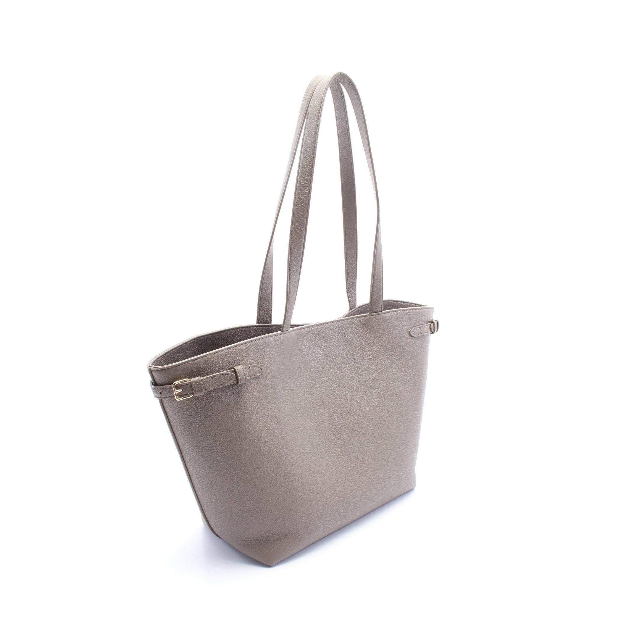 Celine Celine Medium Hippopotamus Anais Cuill Triomphe Shoulder Bag Tote Leather Gray Beige Size ONE SIZE - 2 Thumbnail