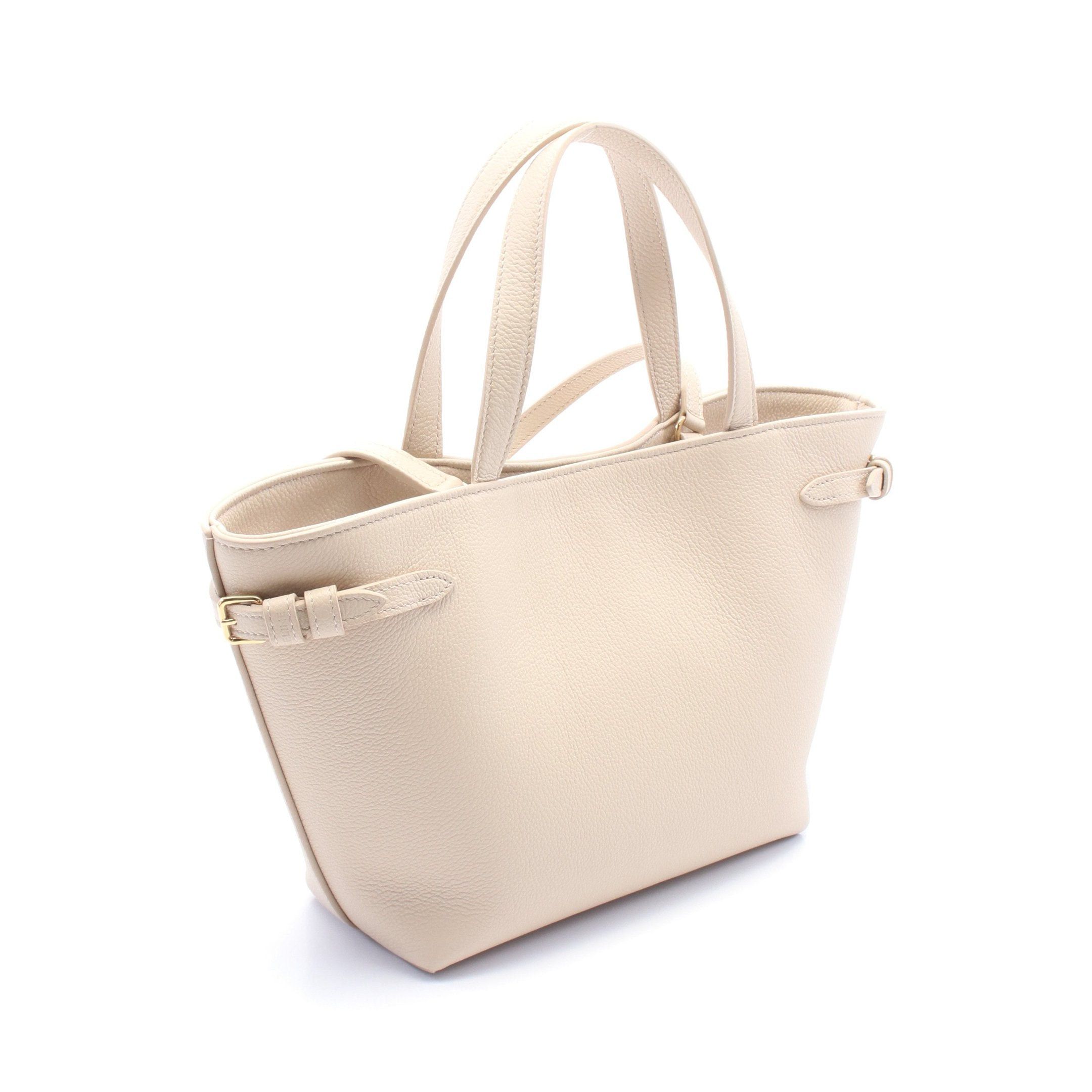 Celine Celine Mini Hippopotamus Anais Cuill Triomphe Handbag Tote Bag Leather Ivory Size ONE SIZE - 2 Thumbnail