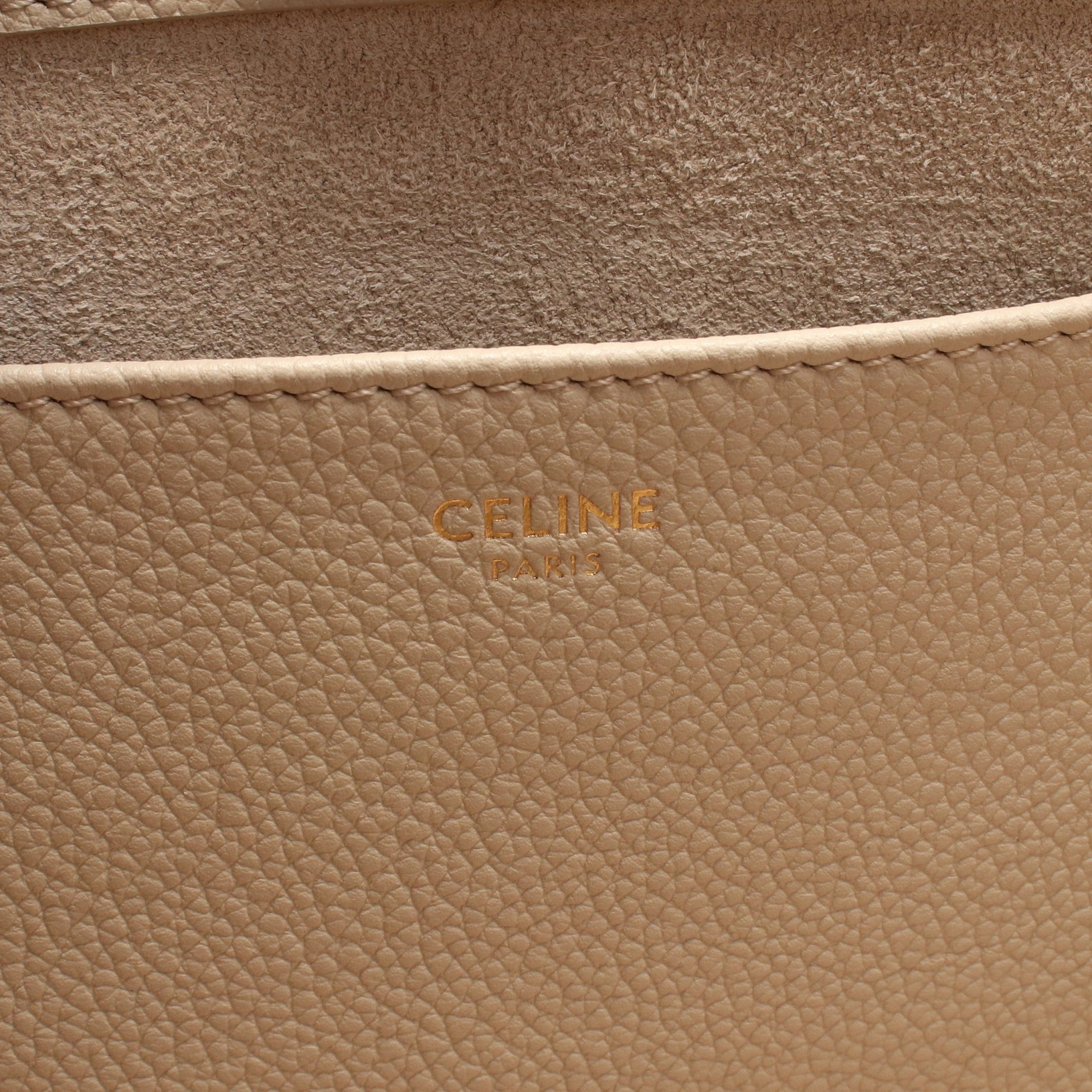 Celine Celine Mini Hippopotamus Anais Cuill Triomphe Handbag Tote Bag Leather Ivory Size ONE SIZE - 4 Thumbnail