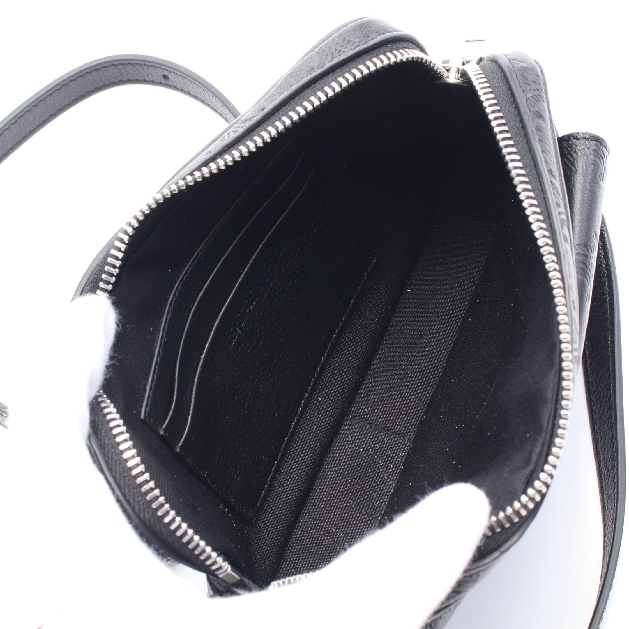 Celine Celine Mini Camera Bag Triomphe Shoulder Leather Black Size ONE SIZE - 3 Thumbnail