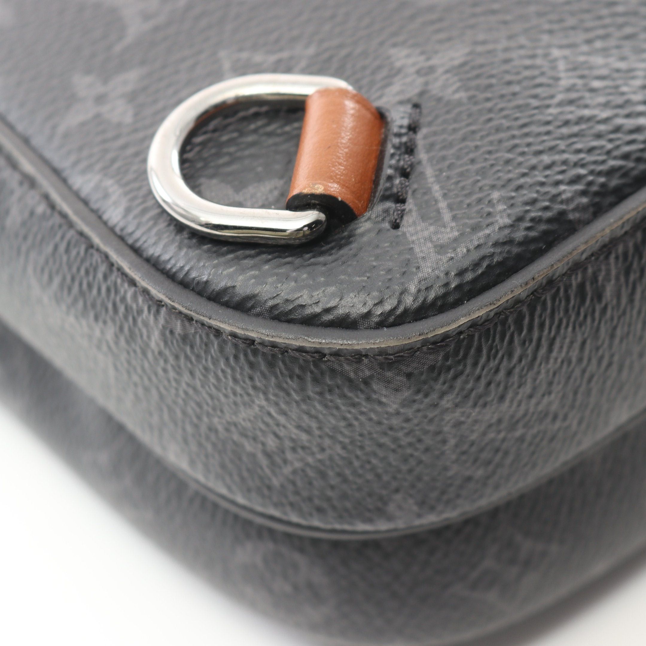Louis Vuitton Louis Vuitton Amazon Sling Bag Monogram Eclipse Body Leather Black Size ONE SIZE - 6 Thumbnail