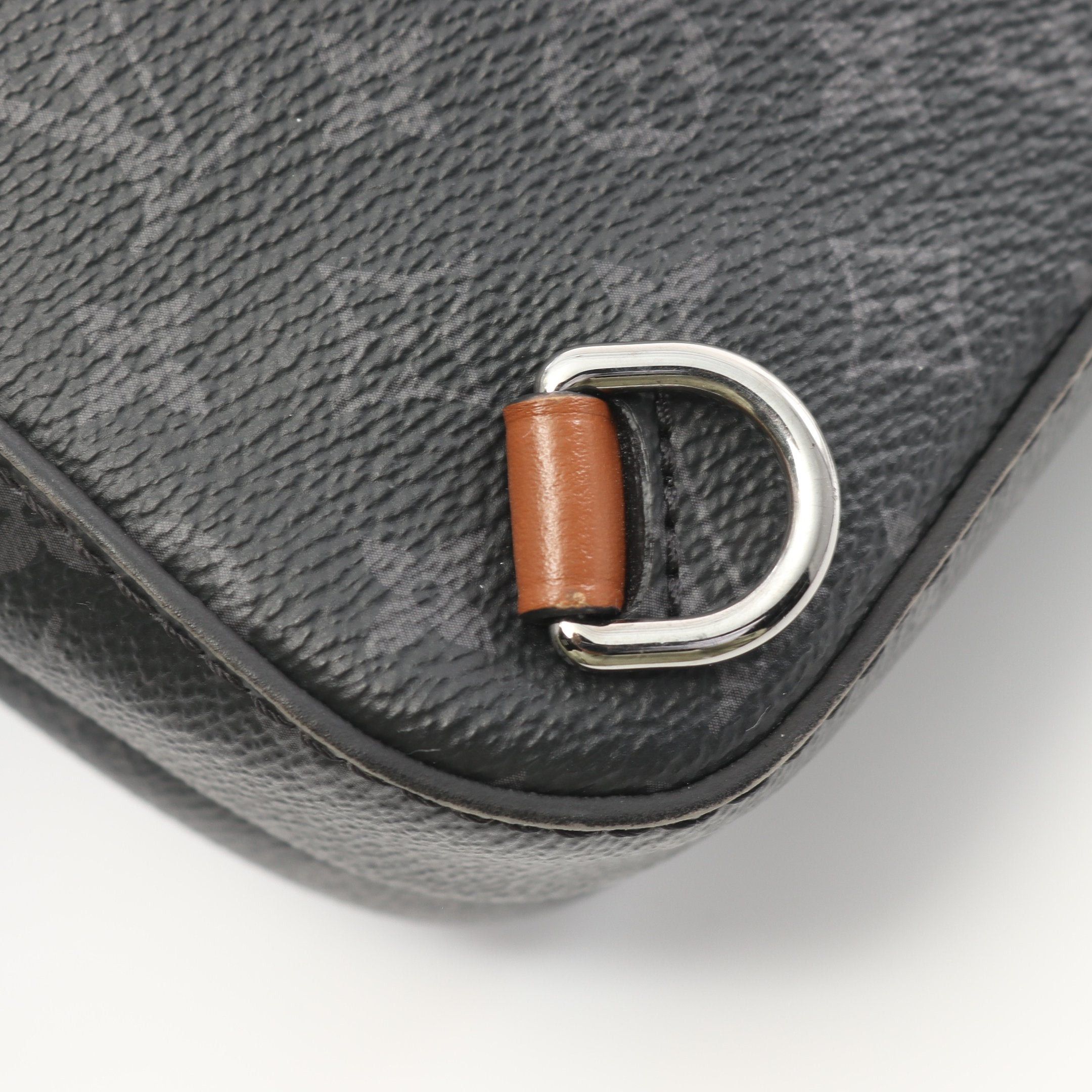 Louis Vuitton Louis Vuitton Amazon Sling Bag Monogram Eclipse Body Leather Black Size ONE SIZE - 8 Thumbnail