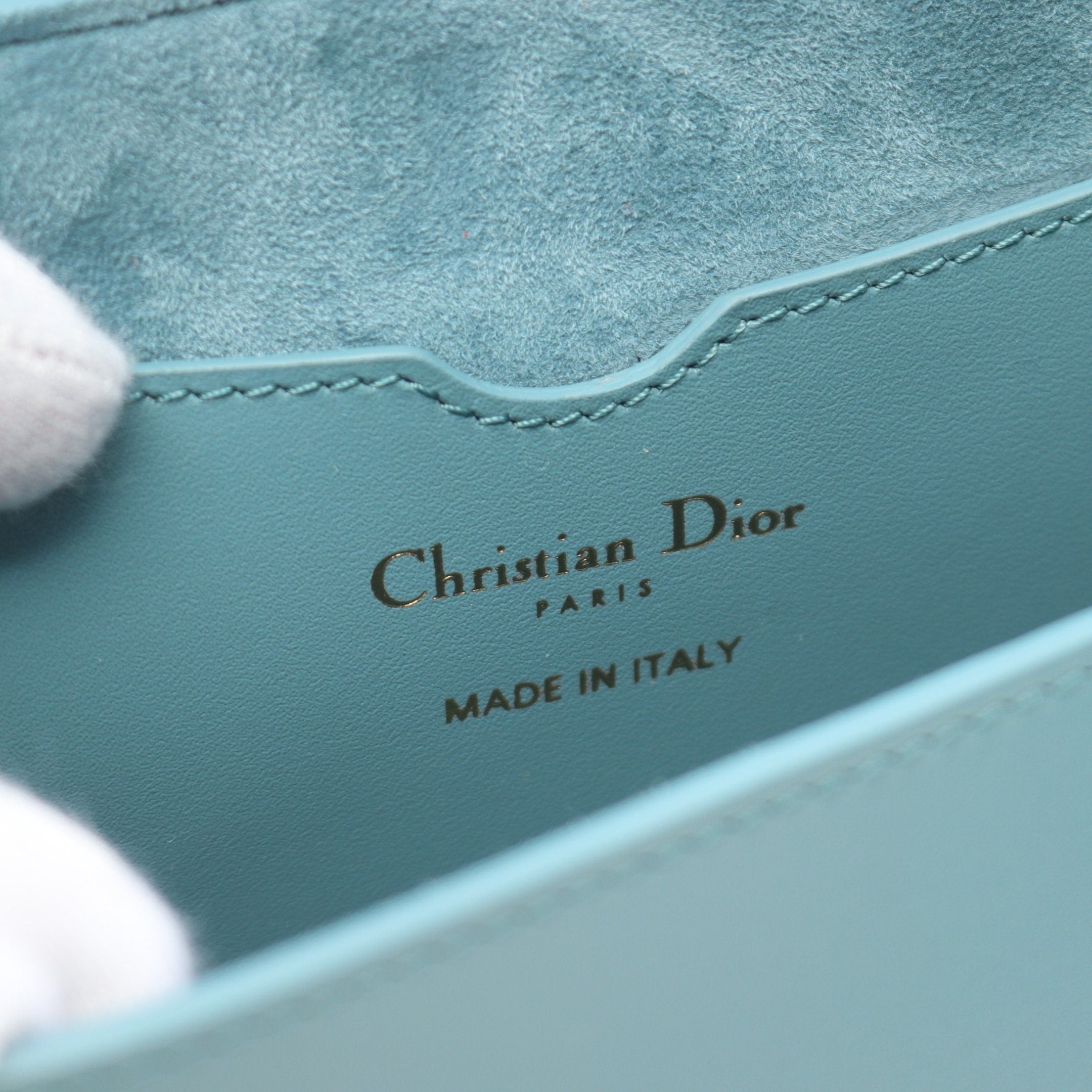 Dior Dior Bobby East-West Bag Shoulder Leather Blue Size ONE SIZE - 4 Thumbnail