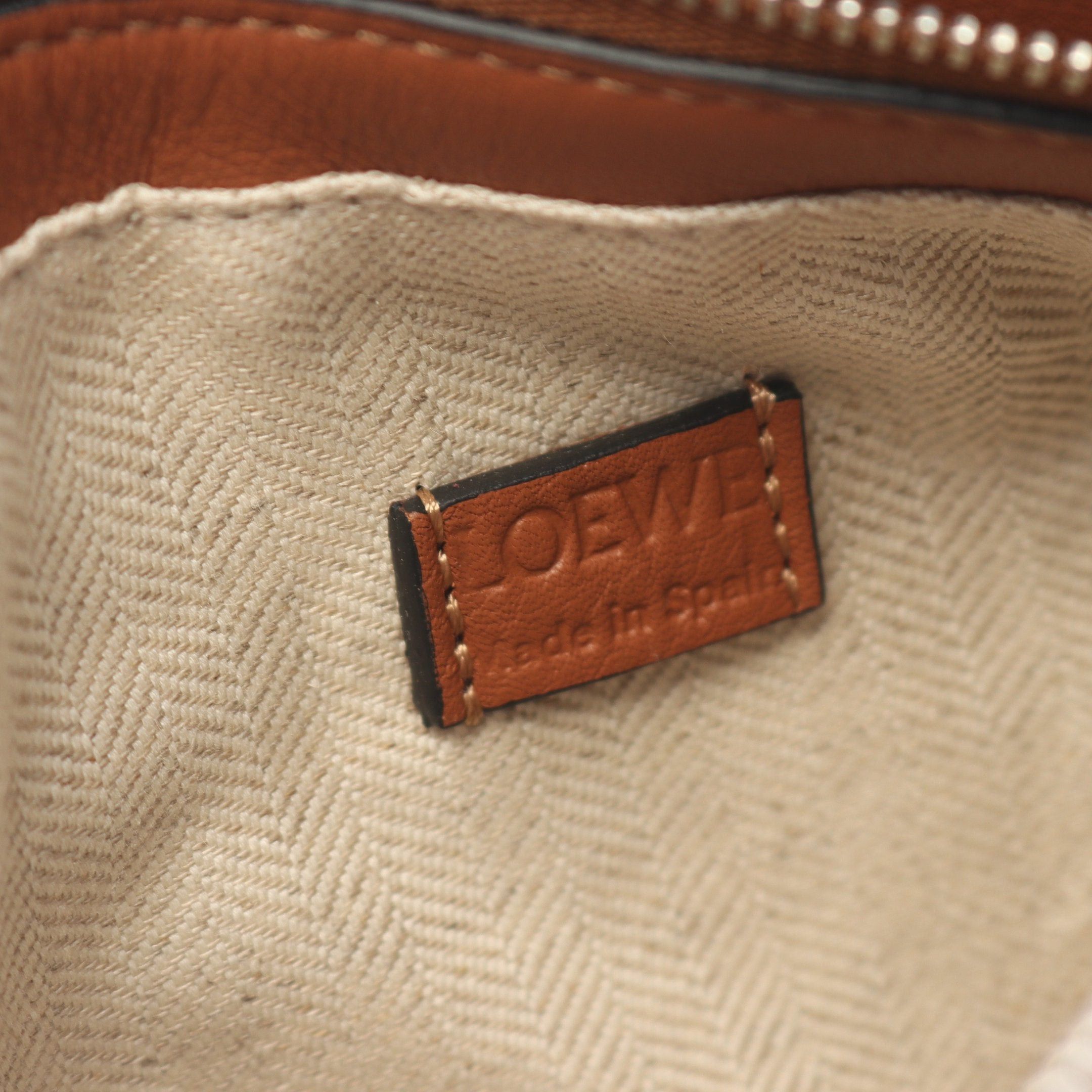 Loewe Loewe Puzzle Bum Bag Mini Body Waist Leather Brown Size ONE SIZE - 4 Thumbnail