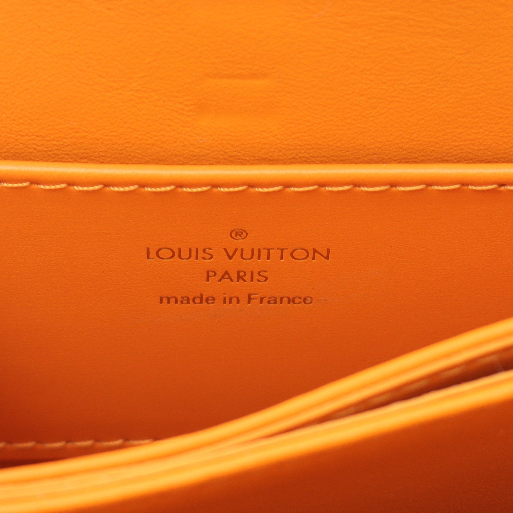 Louis Vuitton Louis Vuitton Rose De Van Pm Handbag Leather Orange Size ONE SIZE - 5 Thumbnail