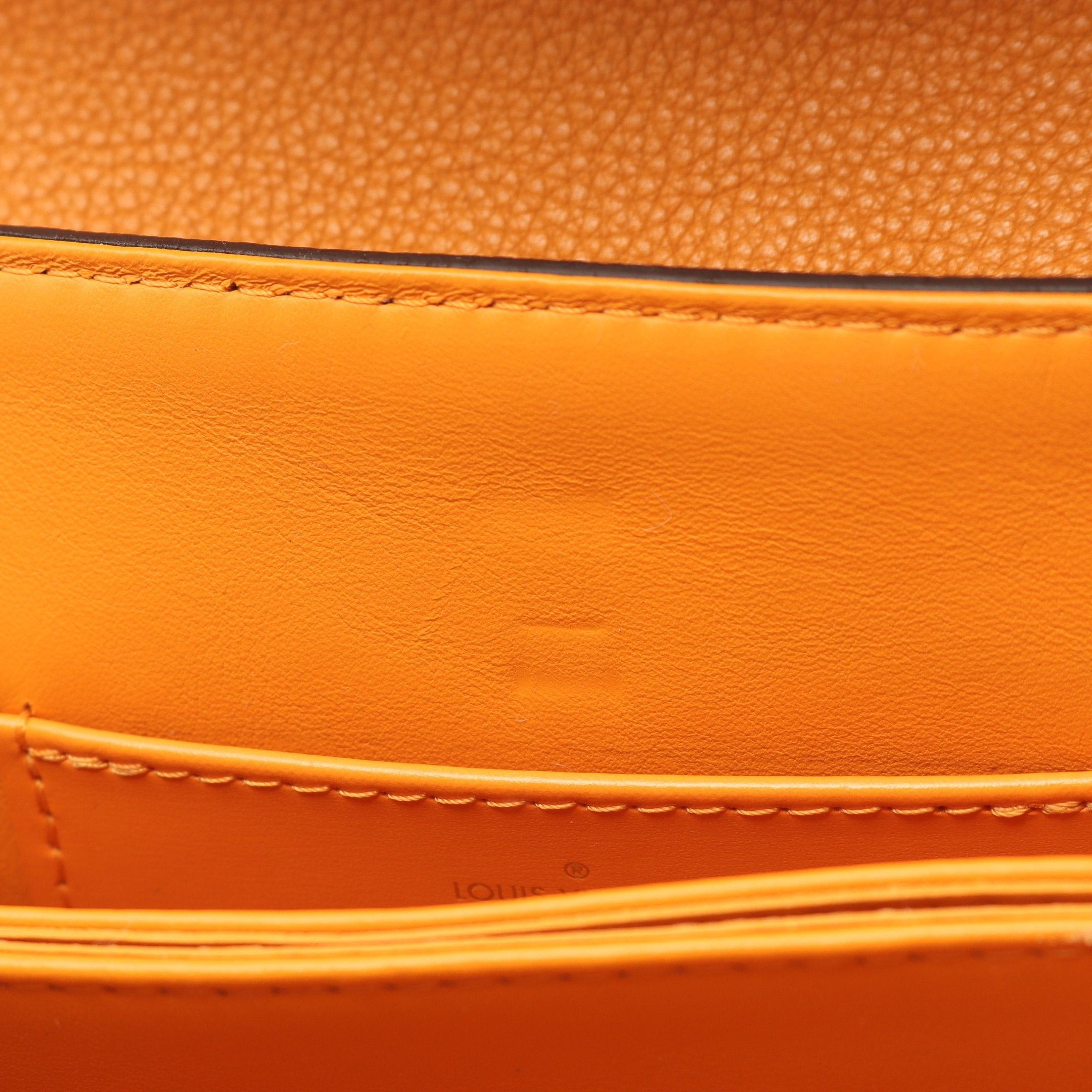 Louis Vuitton Louis Vuitton Rose De Van Pm Handbag Leather Orange Size ONE SIZE - 6 Thumbnail