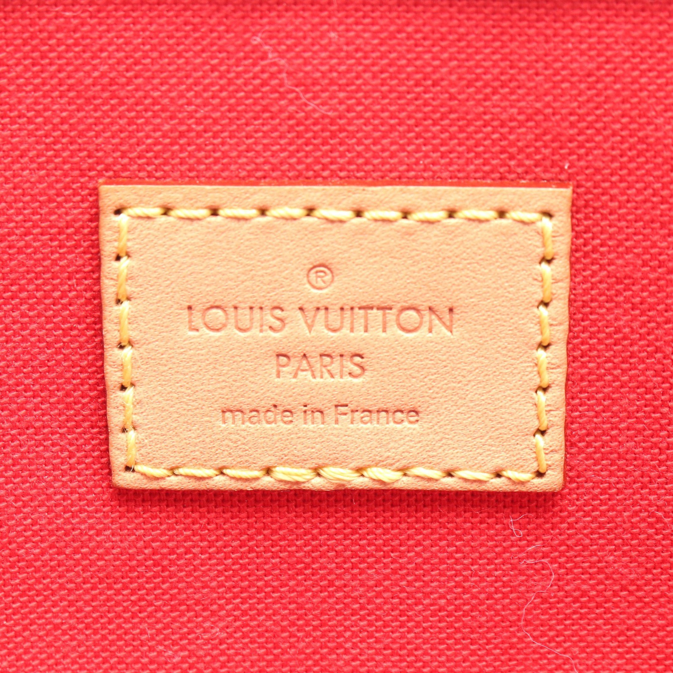 Louis Vuitton Louis Vuitton Sac Plat Pm Monogram Handbag Tote Bag Leather Brown Size ONE SIZE - 4 Thumbnail