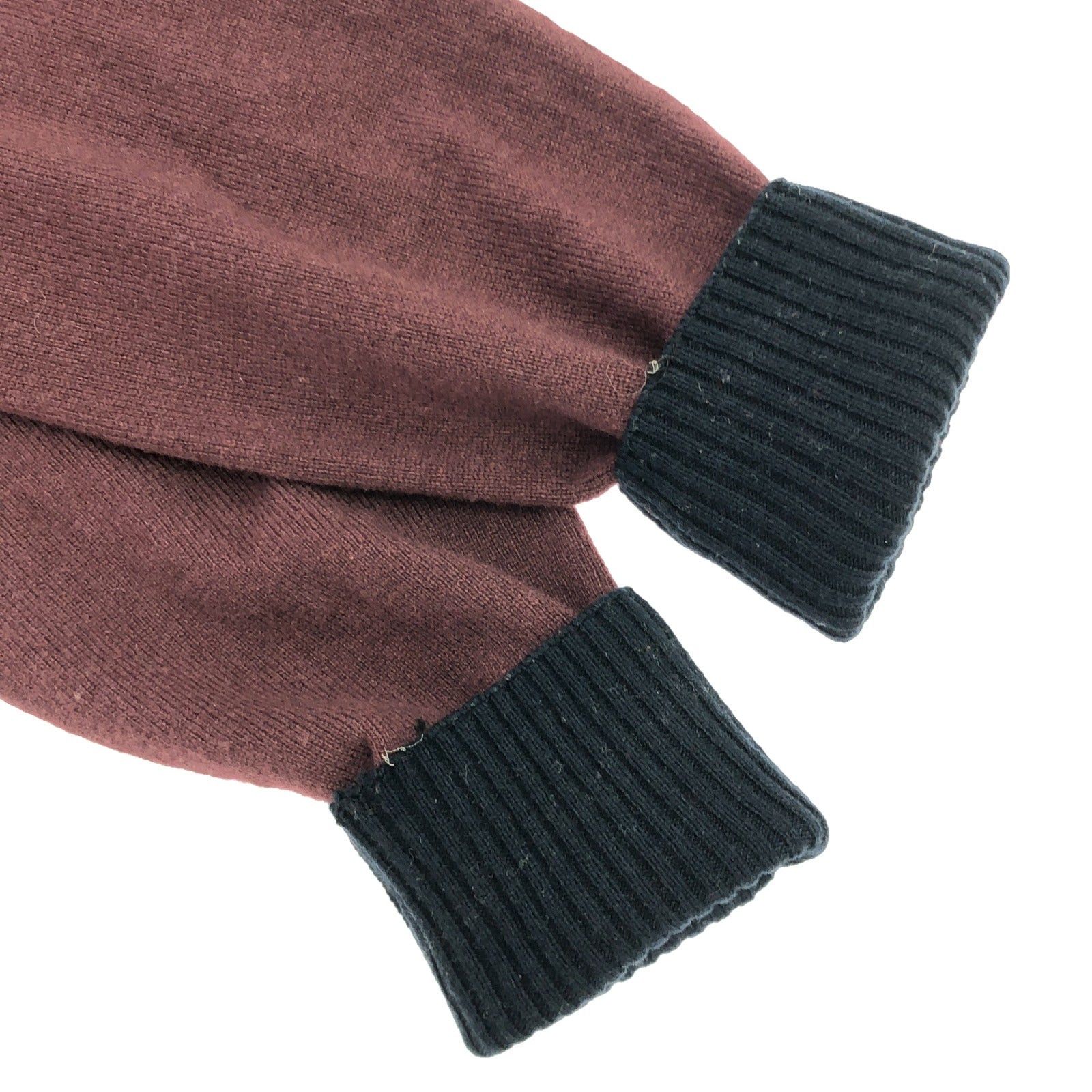 Hermes Hermes Knitwear/Sweaters Knit Wool Bordeaux Size ONE SIZE - 10 Thumbnail