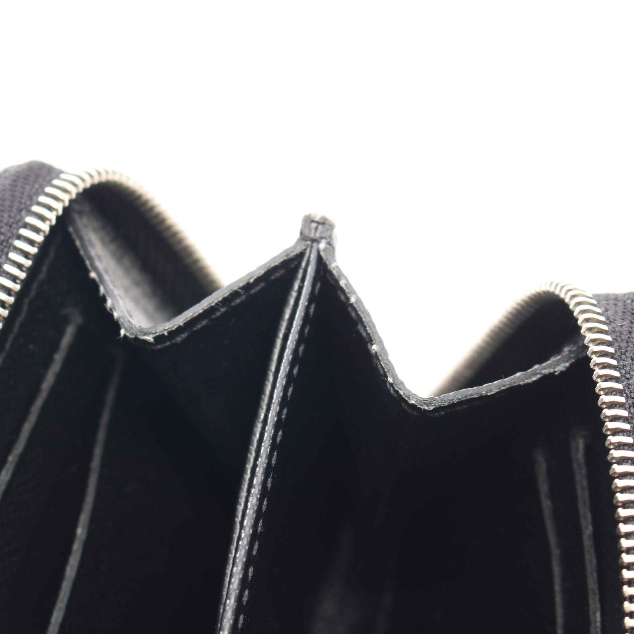 Louis Vuitton Louis Vuitton Zippy Coin Purse Epi Noir Card Case Leather Black Size ONE SIZE - 7 Thumbnail