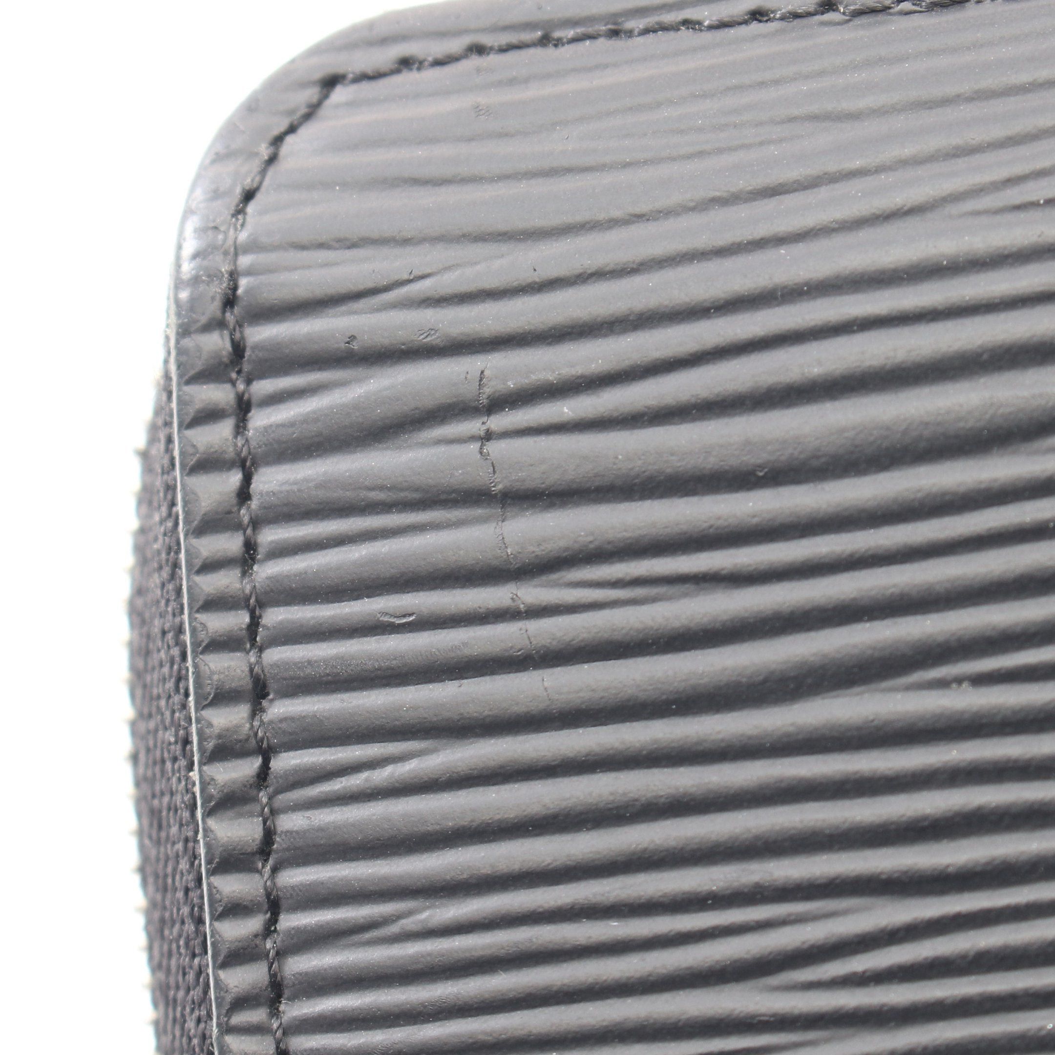 Louis Vuitton Louis Vuitton Zippy Coin Purse Epi Noir Card Case Leather Black Size ONE SIZE - 9 Thumbnail