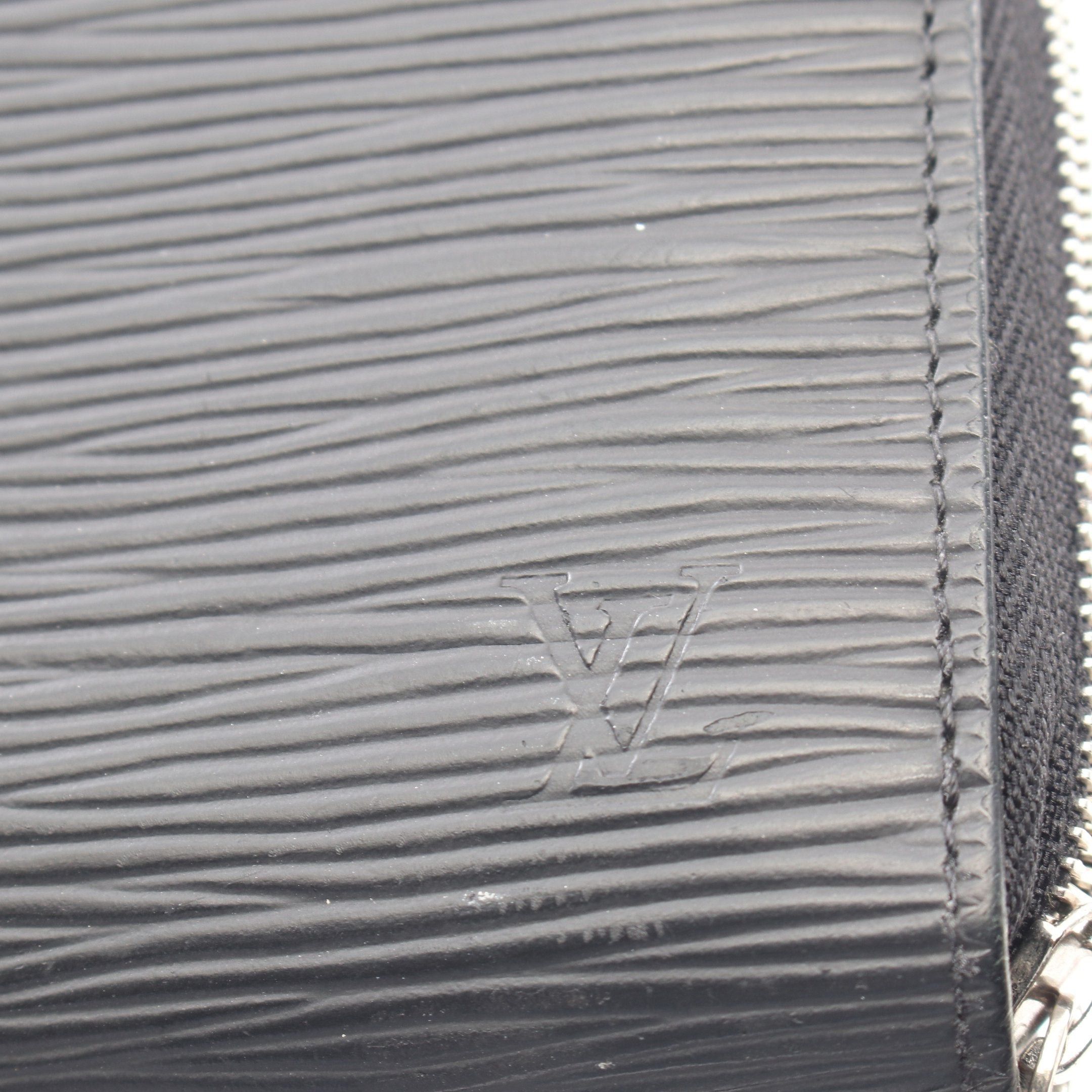Louis Vuitton Louis Vuitton Zippy Coin Purse Epi Noir Card Case Leather Black Size ONE SIZE - 11 Thumbnail