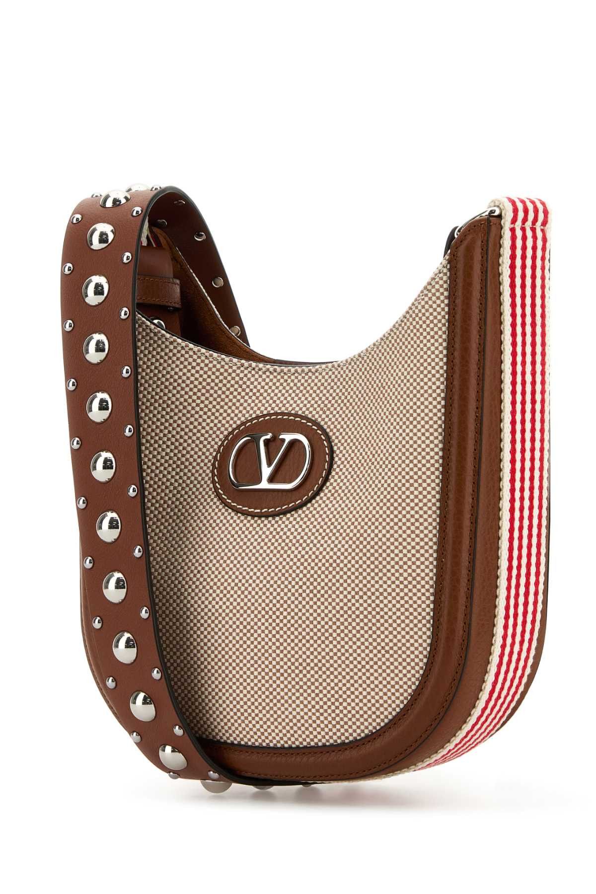 Valentino Two-Tone Canvas Vlogo Signature Crossbody Bag Size ONE SIZE - 2 Thumbnail