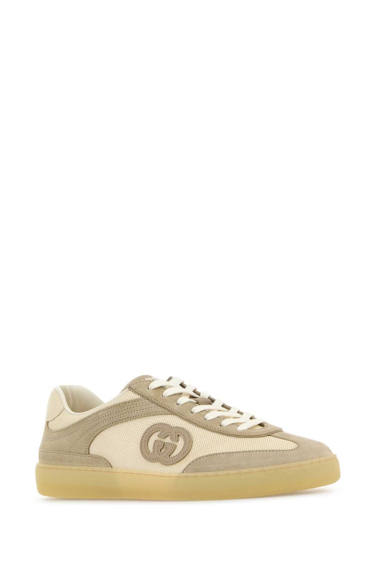 Gucci Two-Tone Mesh And Suede Sneakers Size US 12 / EU 45 - 2 Thumbnail