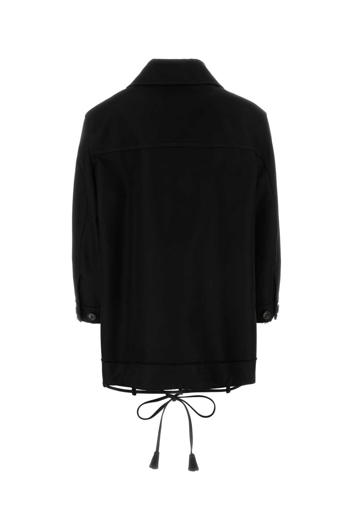 Gucci Black Gabardine Jacket Size S / US 4 / IT 40 - 2 Thumbnail