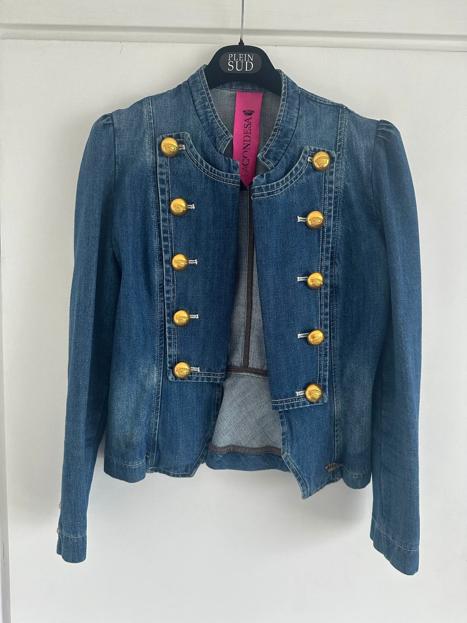 Other La Condesa Figursydd jeans jacka Jacket Size S / US 4 / IT 40 - 5 Thumbnail