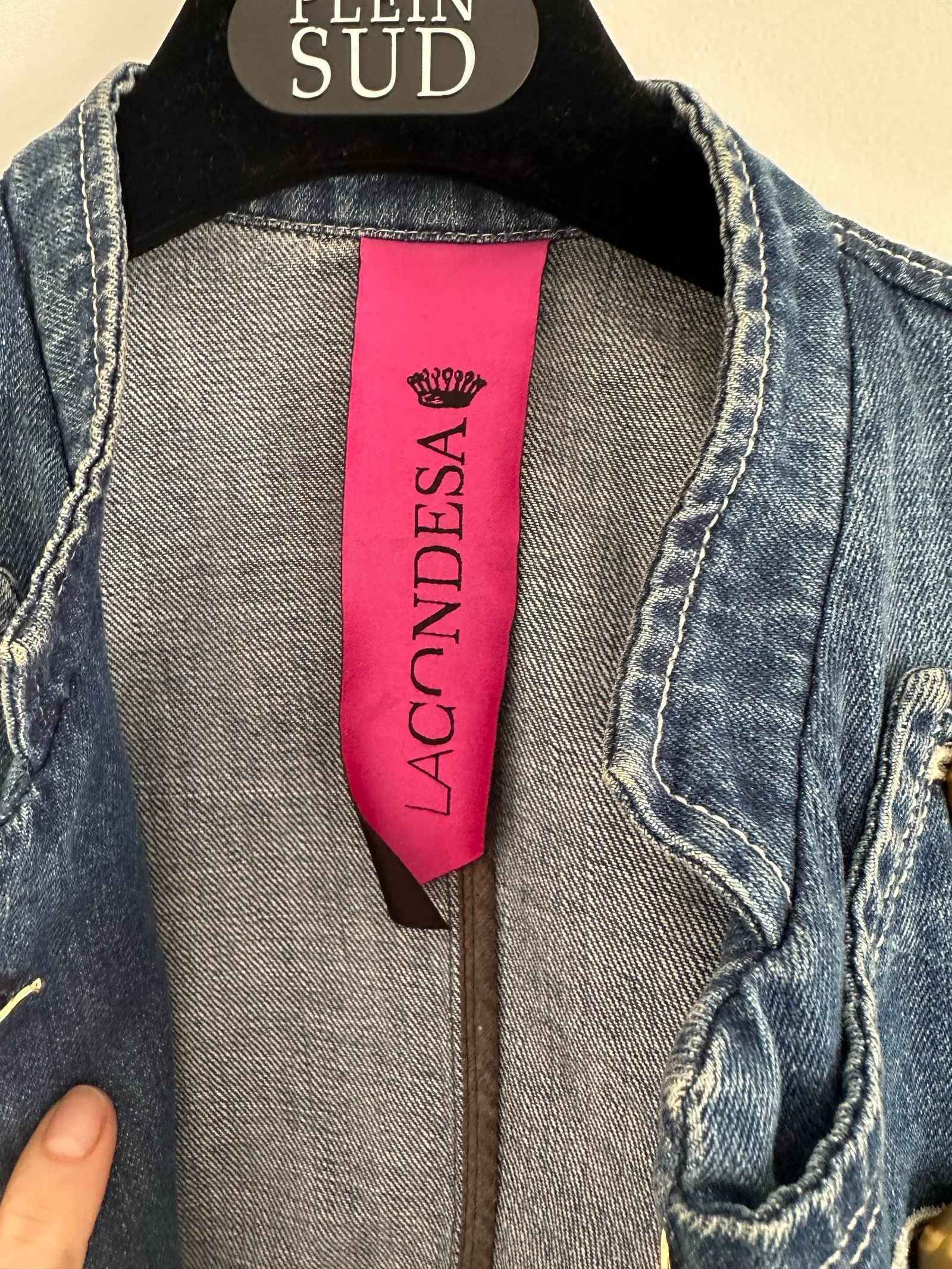 Other La Condesa Figursydd jeans jacka Jacket Size S / US 4 / IT 40 - 2 Thumbnail