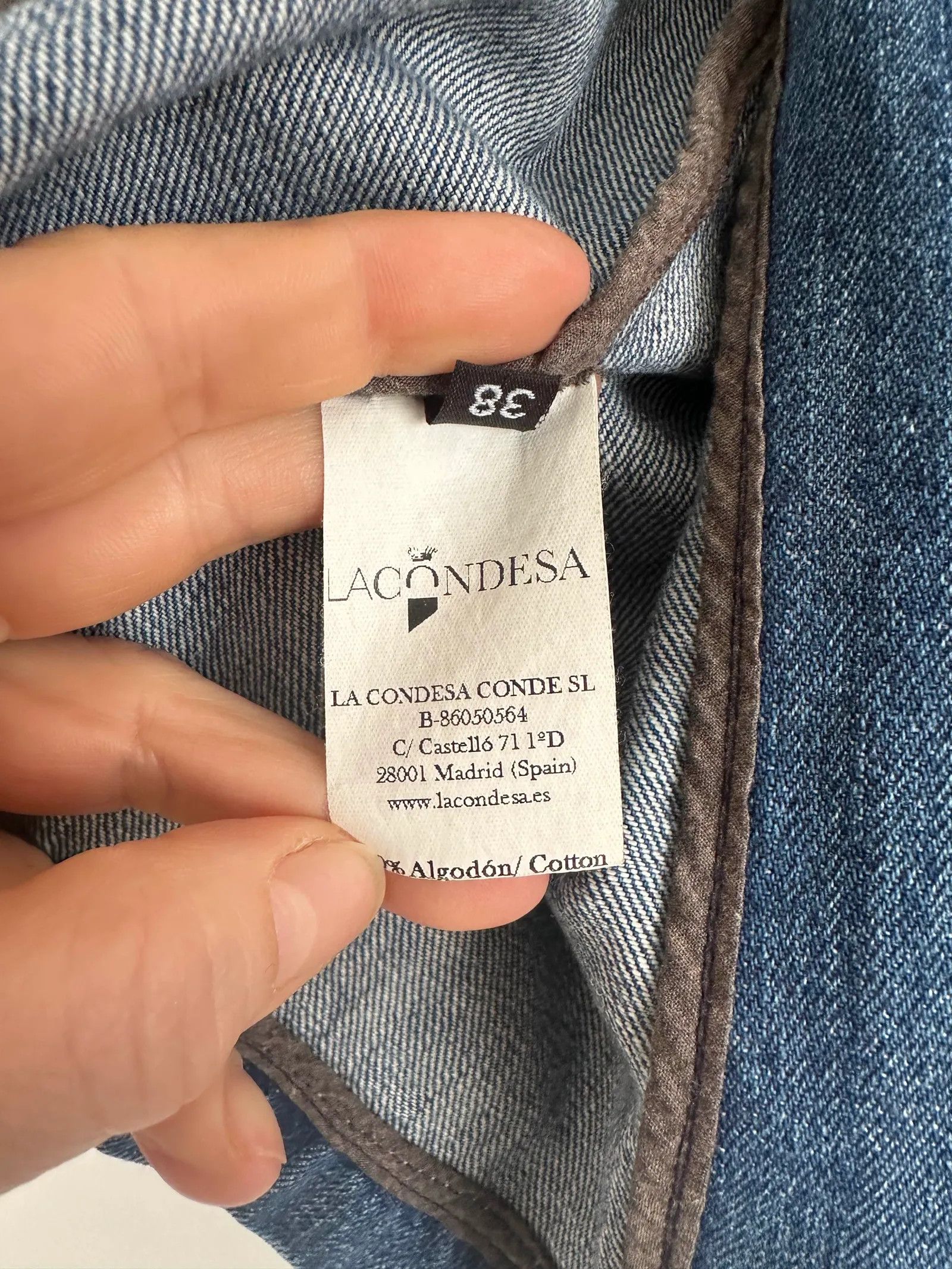Other La Condesa Figursydd jeans jacka Jacket Size S / US 4 / IT 40 - 3 Thumbnail