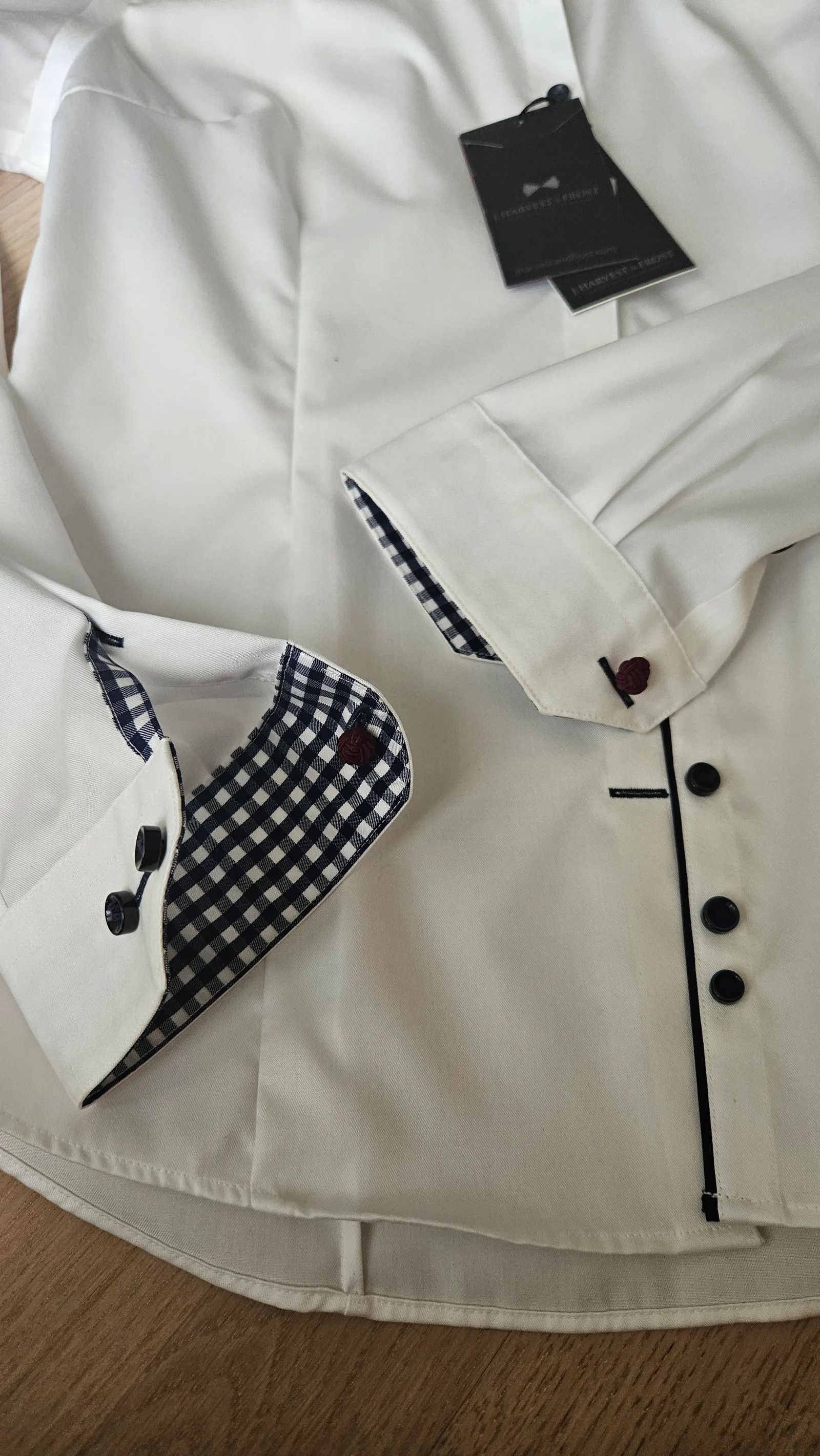 Other J. Harvest & Frost | White/Navy | S/36 Shirt Size XS / US 0-2 / IT 36-38 - 4 Thumbnail