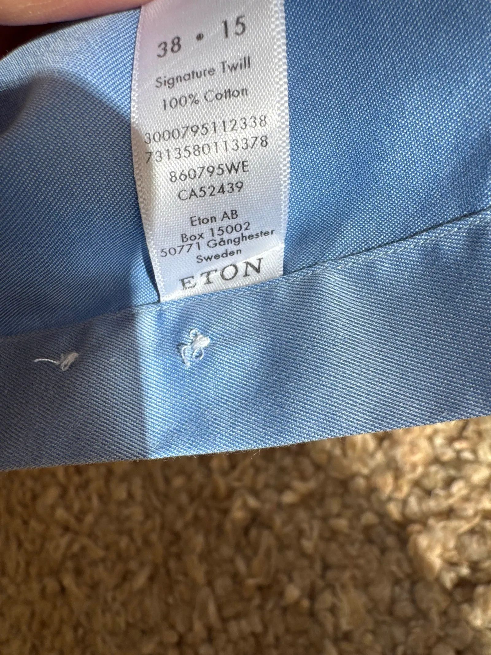 Eton Eton Eton Slim Shirt Size S / US 4 / IT 40 - 3 Thumbnail