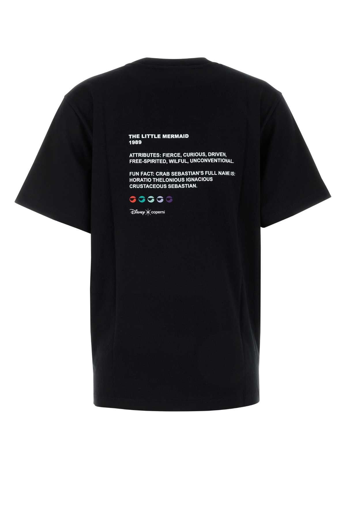 Coperni Black Cotton Coperni X Disney Ariel T-Shirt Size M / US 6-8 / IT 42-44 - 2 Thumbnail