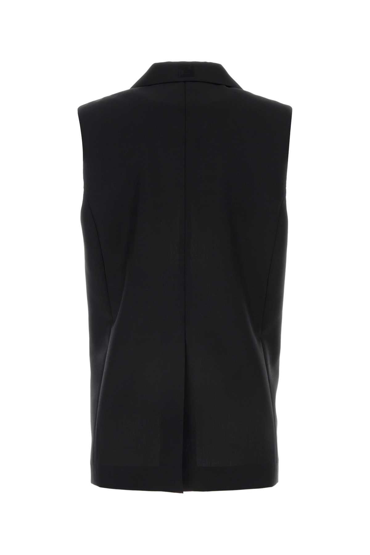 Fendi Black Mohair Blend Vest Size XS / US 0-2 / IT 36-38 - 2 Thumbnail
