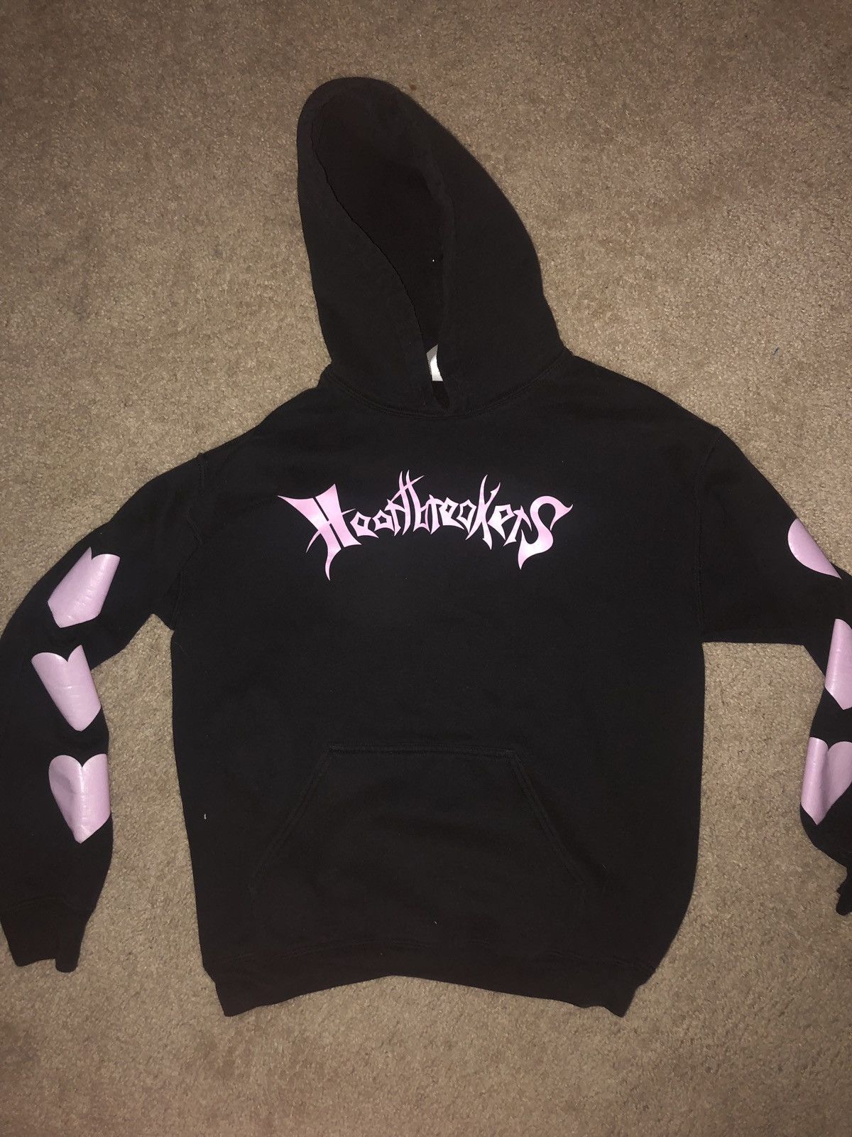 Gildan Heartbreakers Hoodie Black Grailed