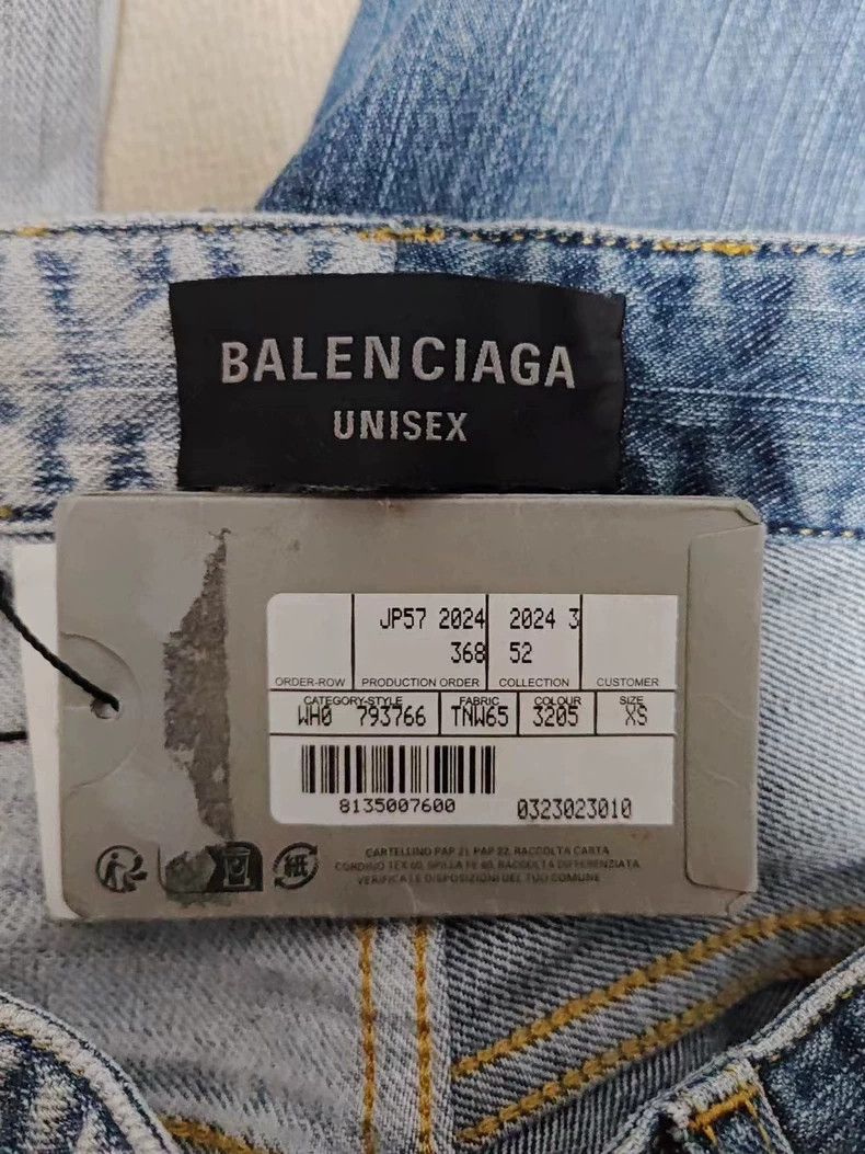 Balenciaga Balenciaga Fiffy Split Jeans Fall Collection Size US 32 / EU 48 - 4 Thumbnail