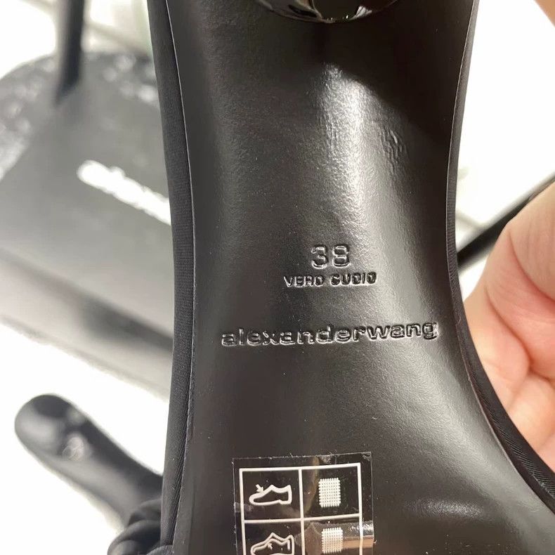 Alexander Wang Alexander Wang Black Satin High Heels Size US 6 / IT 36 - 6 Thumbnail