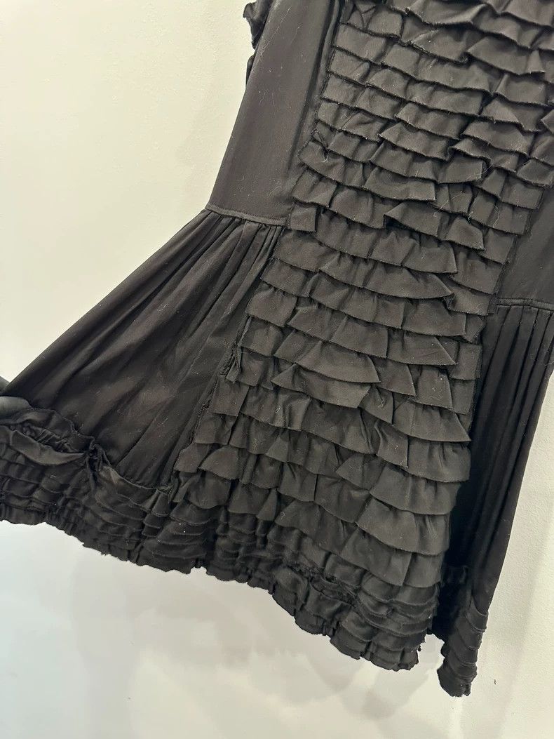 Gucci Black Ruffled Dress Size M, Like New Size M / US 6-8 / IT 42-44 - 3 Thumbnail