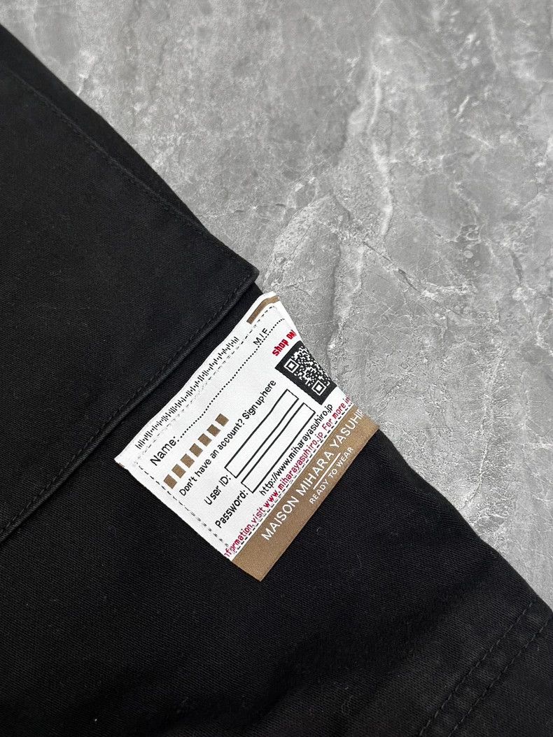 Maison MIHARA YASUHIRO Oversized Cargo Pants with Paint Splatter Detail Size US 44 / EU 60 - 3 Thumbnail