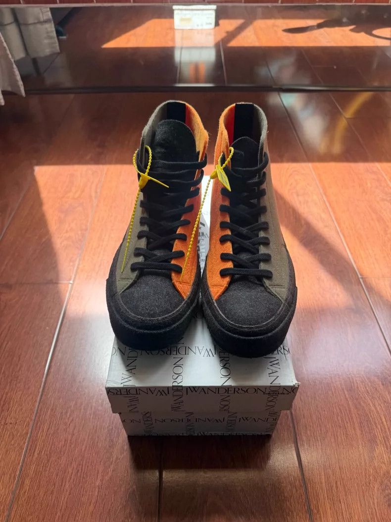 John Alexander Skelton Converse JW Anderson Orange Green Sneakers Size US 9.5 / EU 42-43 - 3 Thumbnail