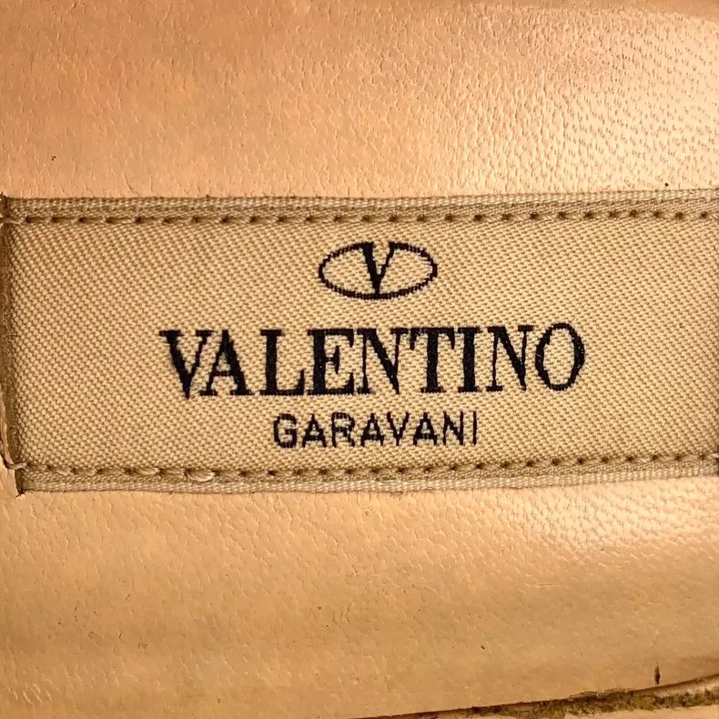 Valentino Valentino Orange Studded Pointed High Heel Shoes Size US 7 / IT 37 - 7 Thumbnail