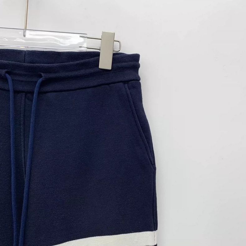 Thom Browne Classic Navy Drawstring Sweatpants by Thom Browne Size US 26 / EU 42 - 3 Thumbnail