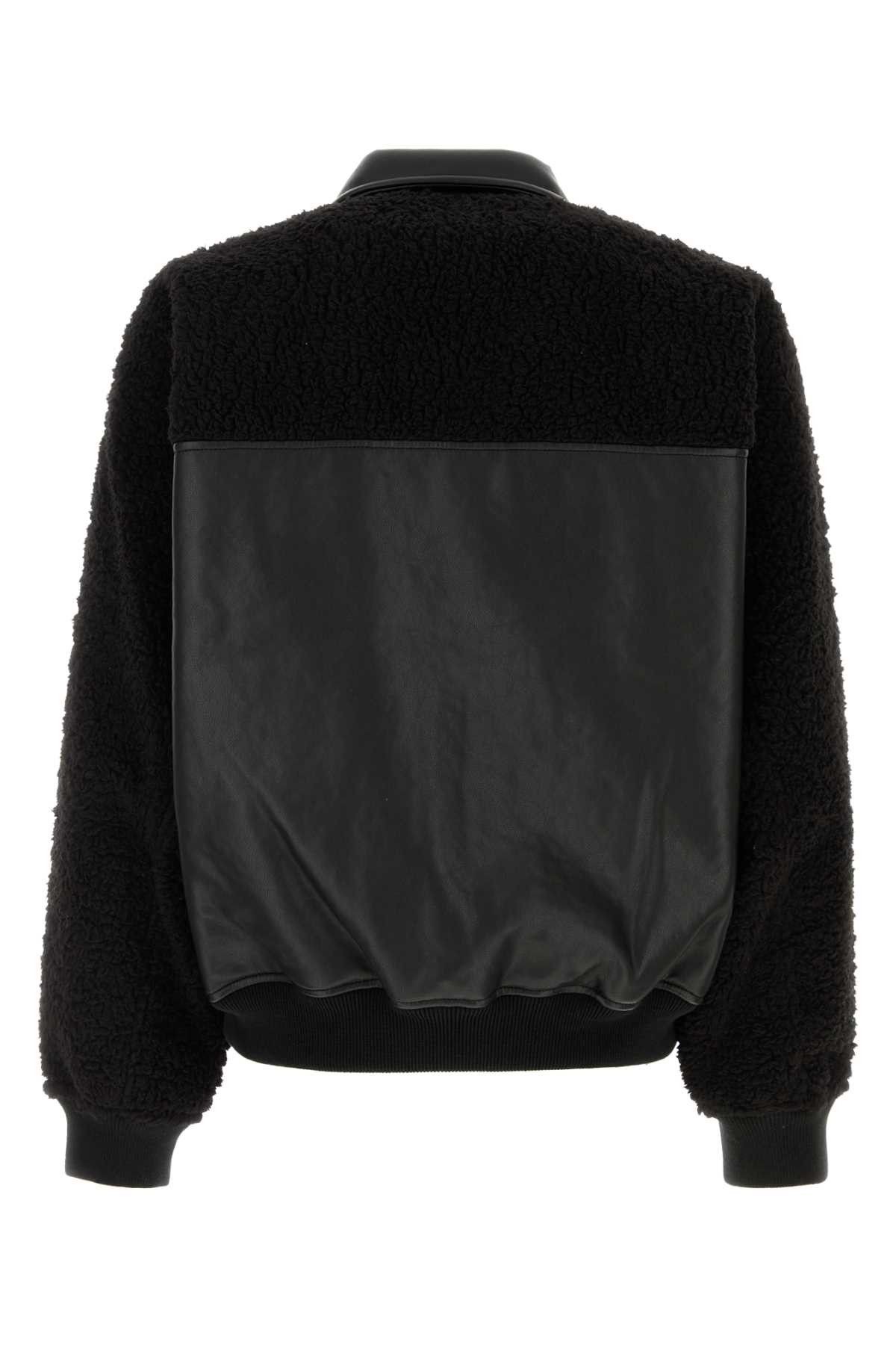 Random Identities Black Synthetic Leather Jacket Size US M / EU 48-50 / 2 - 2 Thumbnail