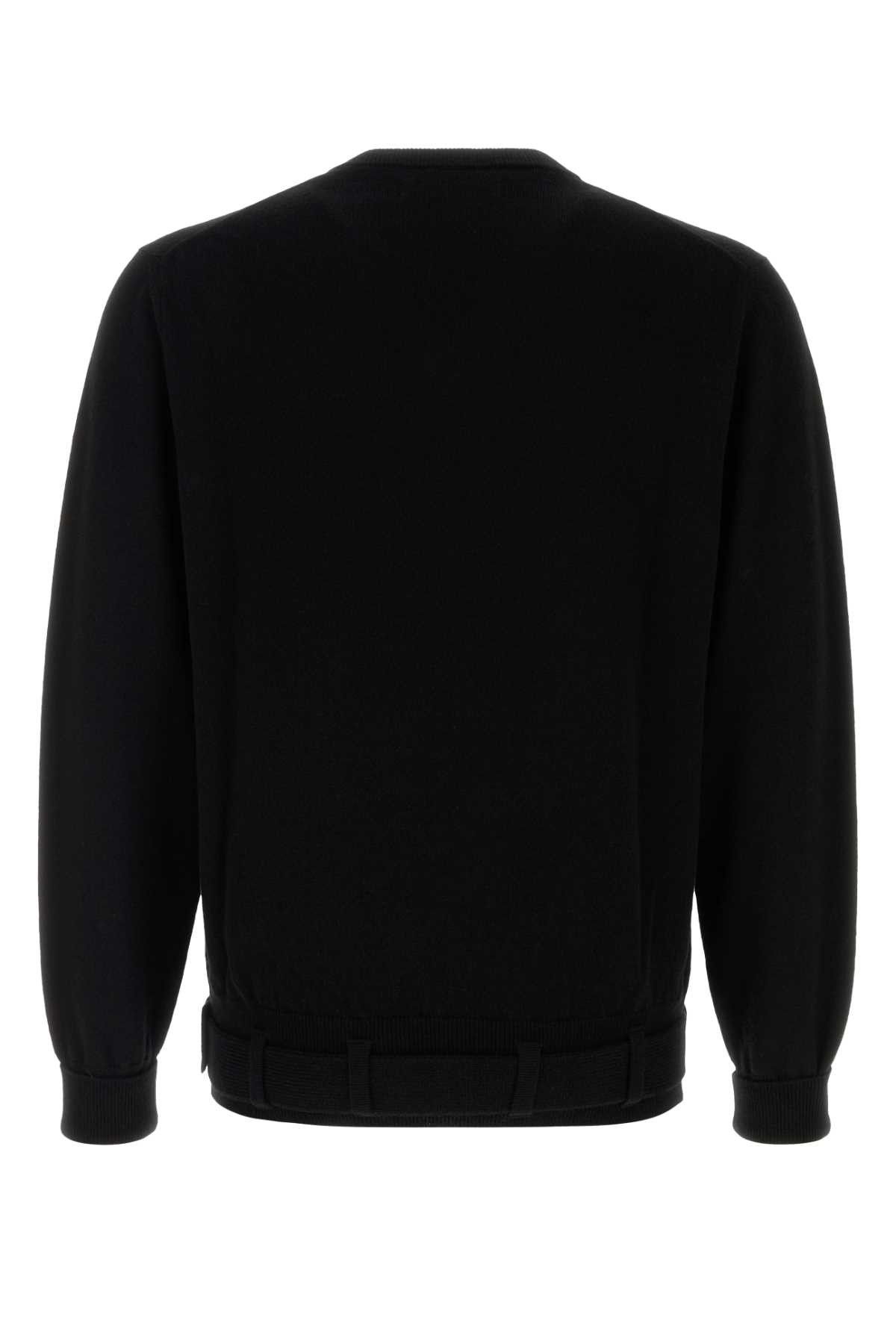 Random Identities Black Wool Blend Sweater Size US S / EU 44-46 / 1 - 2 Thumbnail