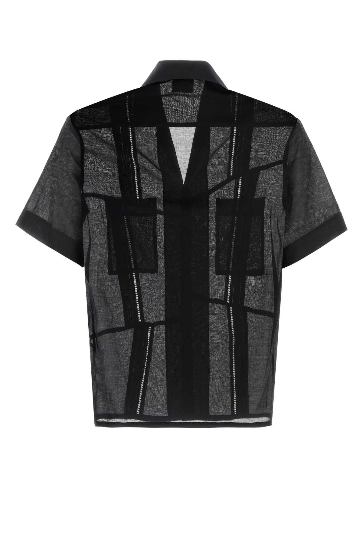 Magliano Black Cotton Broken Shirt Size US L / EU 52-54 / 3 - 2 Thumbnail