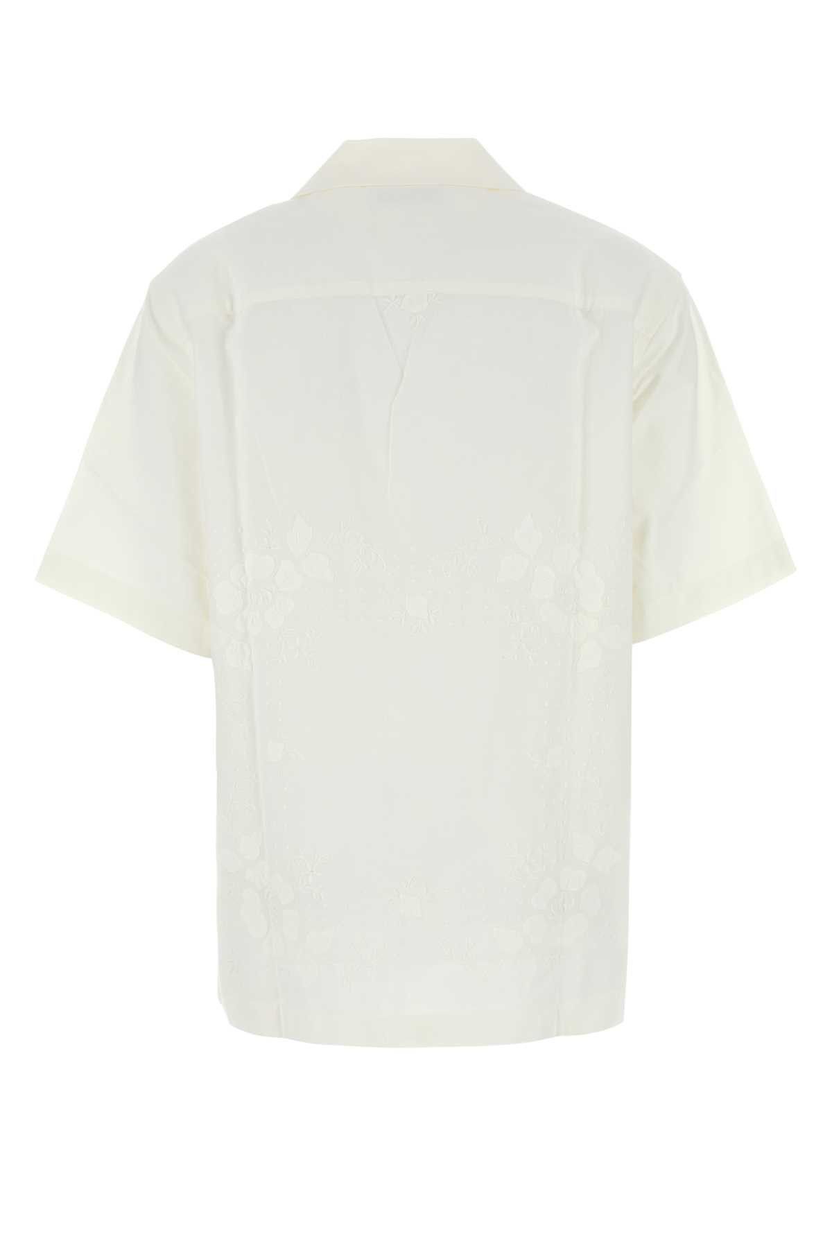 Marine Serre White Cotton Shirt Size S / US 4 / IT 40 - 2 Thumbnail