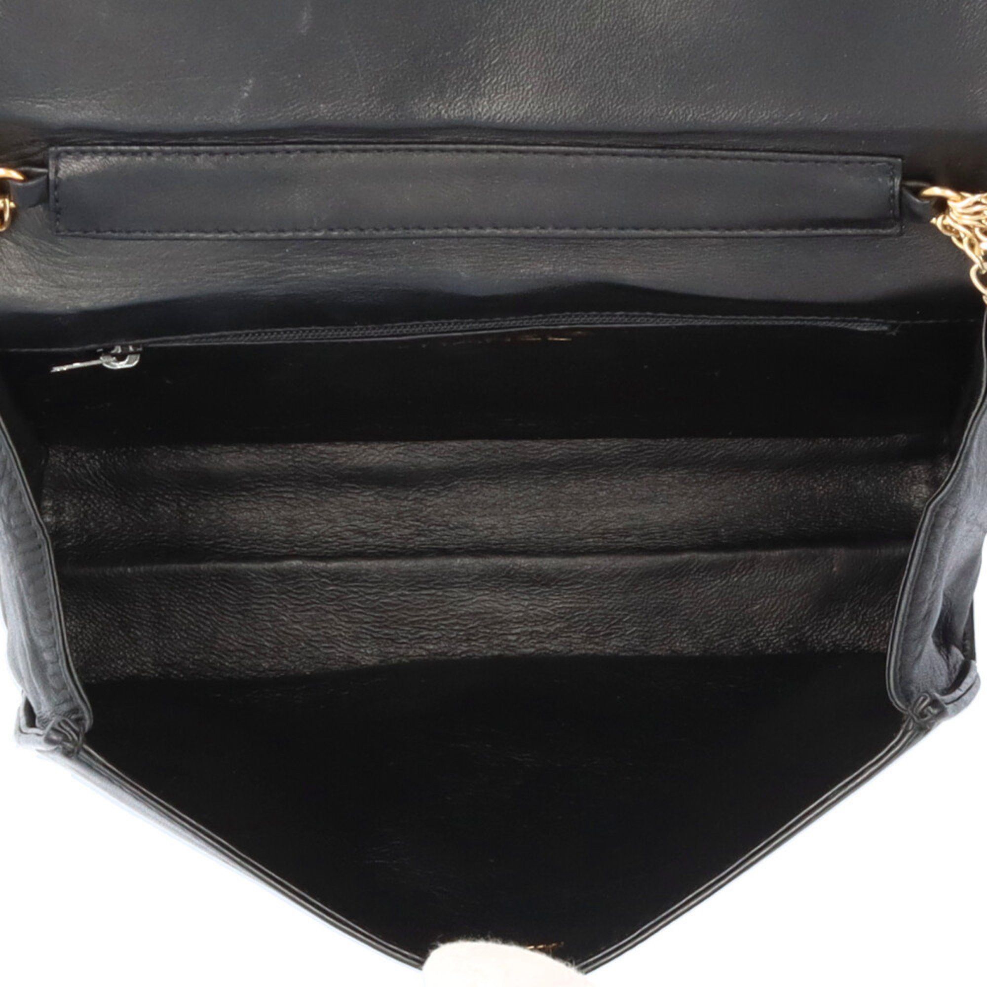 Chanel Chanel Matelasse Shoulder Bag Lambskin Black Women's CHANEL 6-chain Size ONE SIZE - 6 Thumbnail