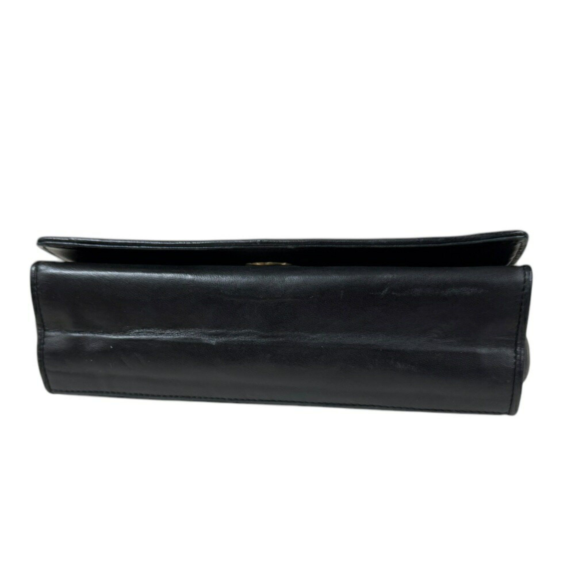 Chanel Chanel Matelasse Shoulder Bag Lambskin Black Women's CHANEL 6-chain Size ONE SIZE - 5 Thumbnail