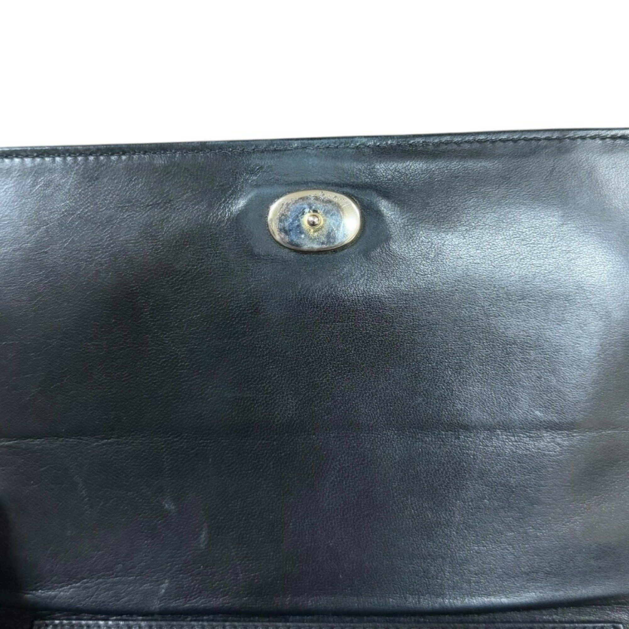 Chanel Chanel Matelasse Shoulder Bag Lambskin Black Women's CHANEL 6-chain Size ONE SIZE - 7 Thumbnail
