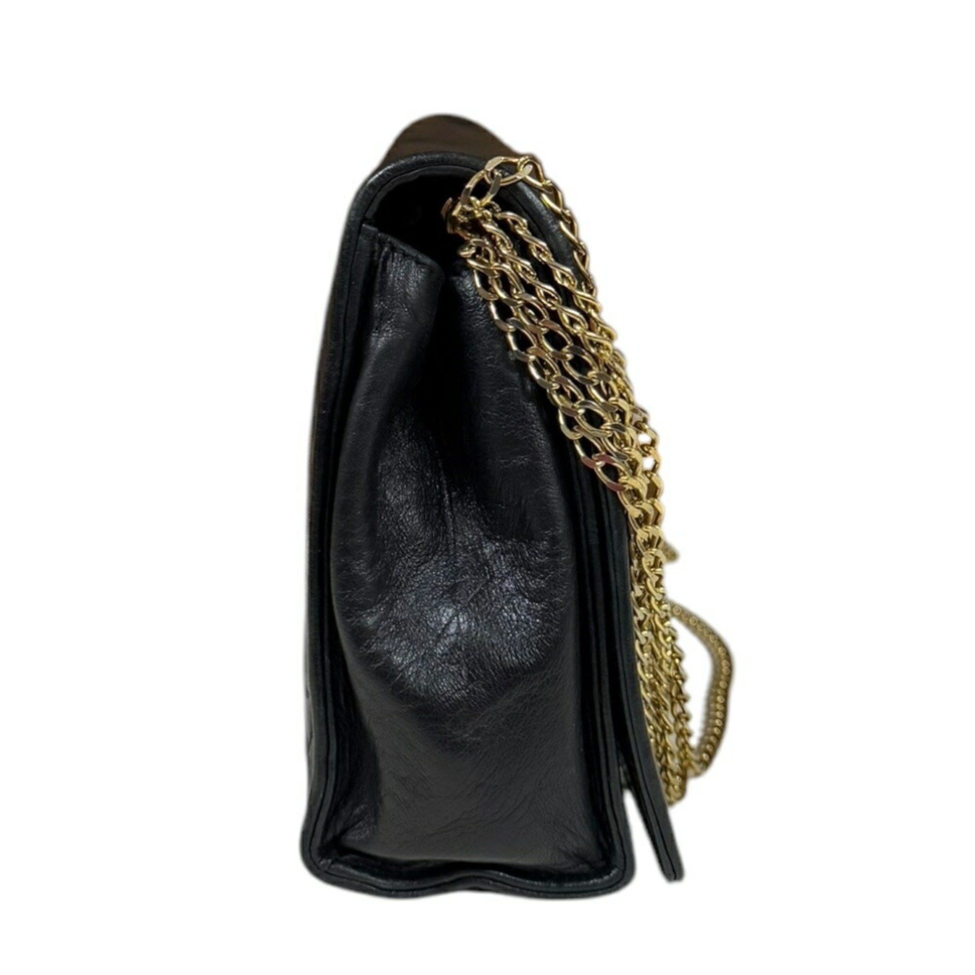 Chanel Chanel Matelasse Shoulder Bag Lambskin Black Women's CHANEL 6-chain Size ONE SIZE - 4 Thumbnail