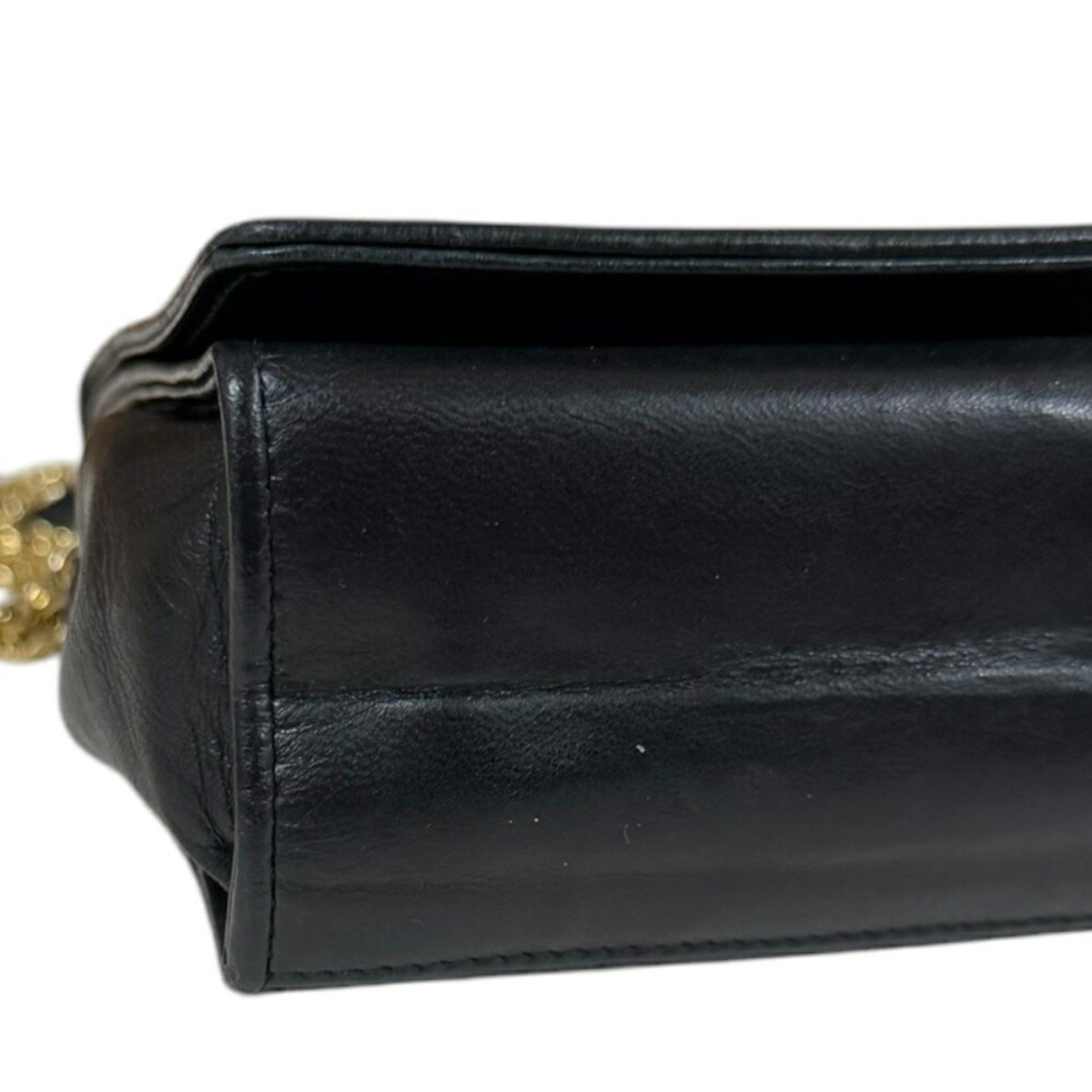 Chanel Chanel Matelasse Shoulder Bag Lambskin Black Women's CHANEL 6-chain Size ONE SIZE - 9 Thumbnail