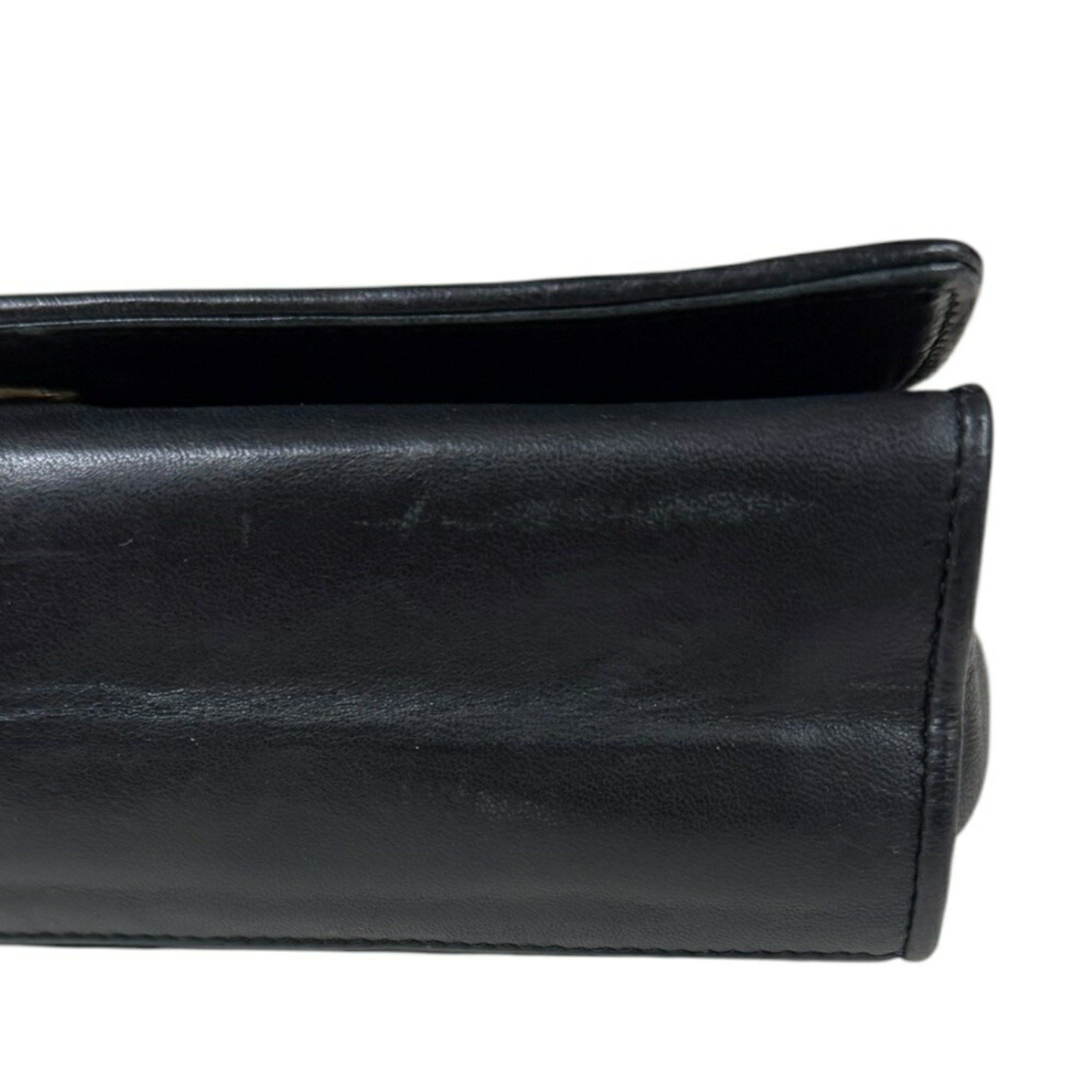 Chanel Chanel Matelasse Shoulder Bag Lambskin Black Women's CHANEL 6-chain Size ONE SIZE - 10 Thumbnail