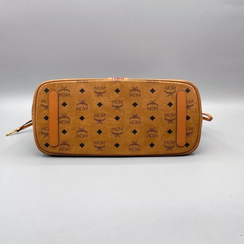 MCM MCM Classic Cognac Tote Shoulder Bag Size ONE SIZE - 3 Thumbnail