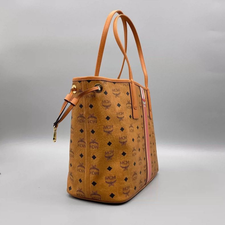 MCM MCM Classic Cognac Tote Shoulder Bag Size ONE SIZE - 8 Thumbnail